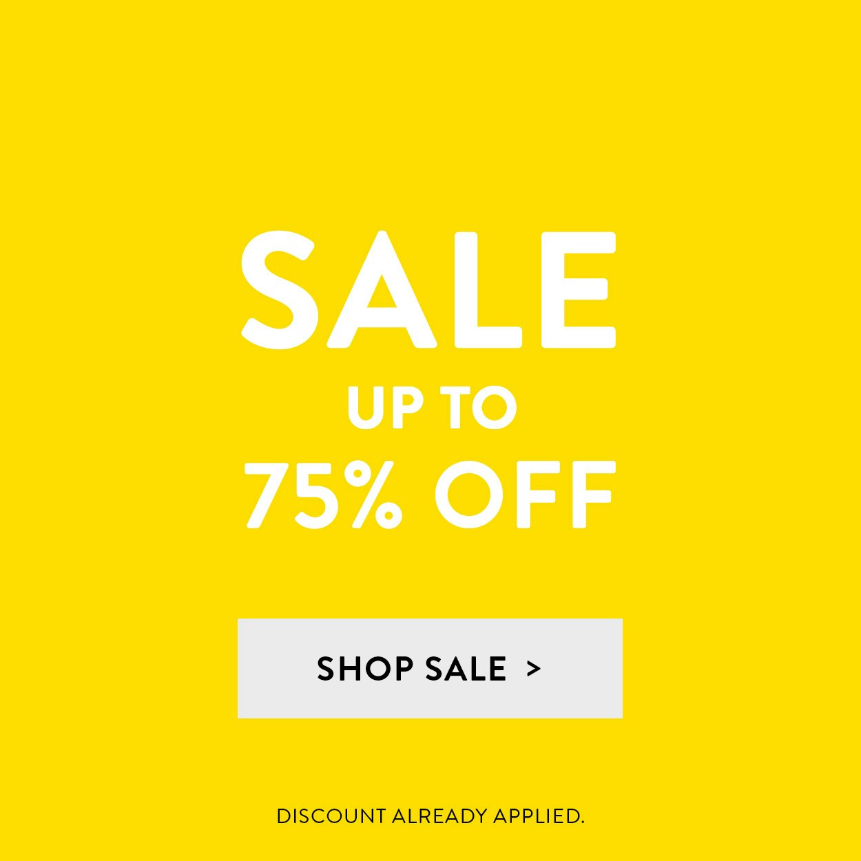 Sale: up to 75% Off select Menswear