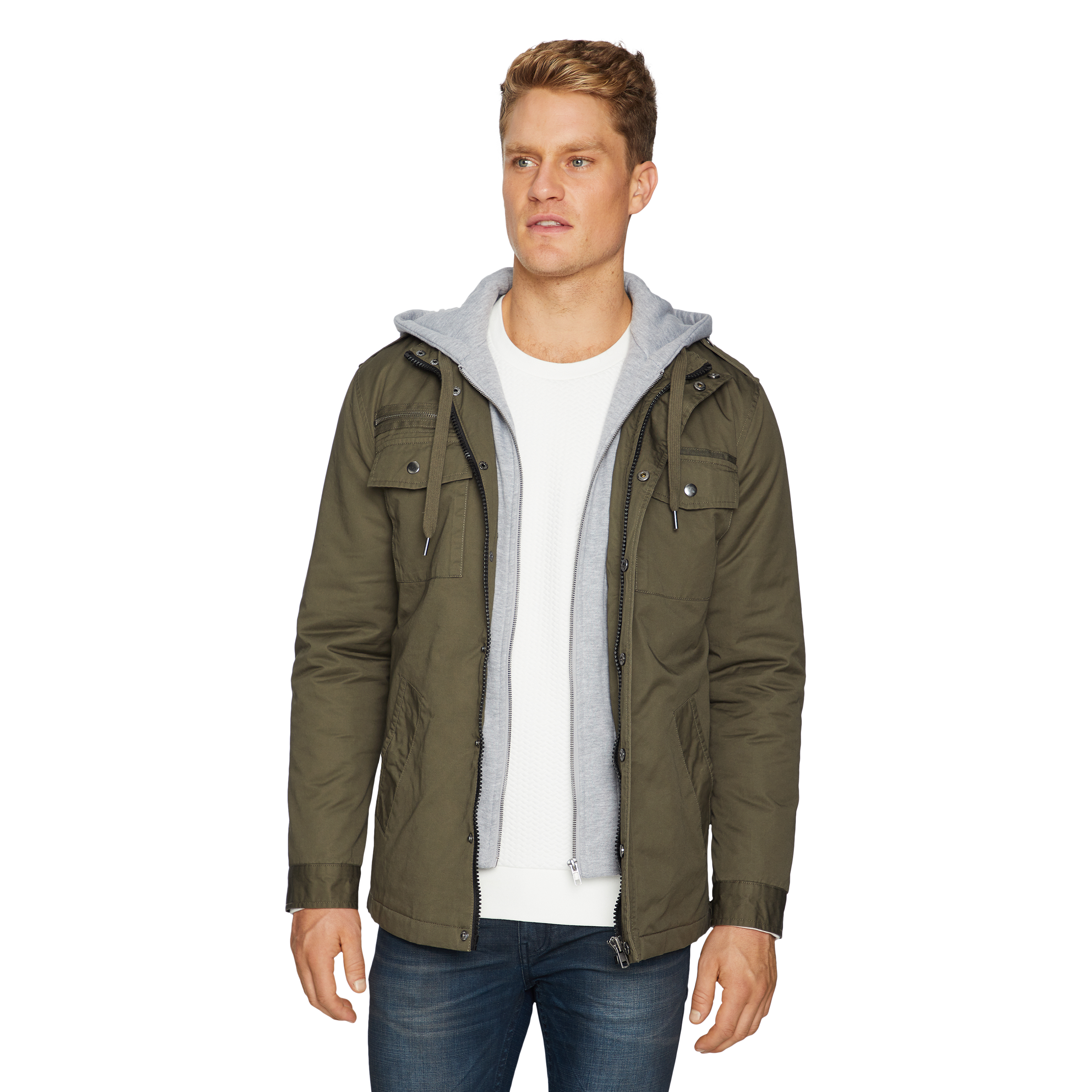 mens khaki parka