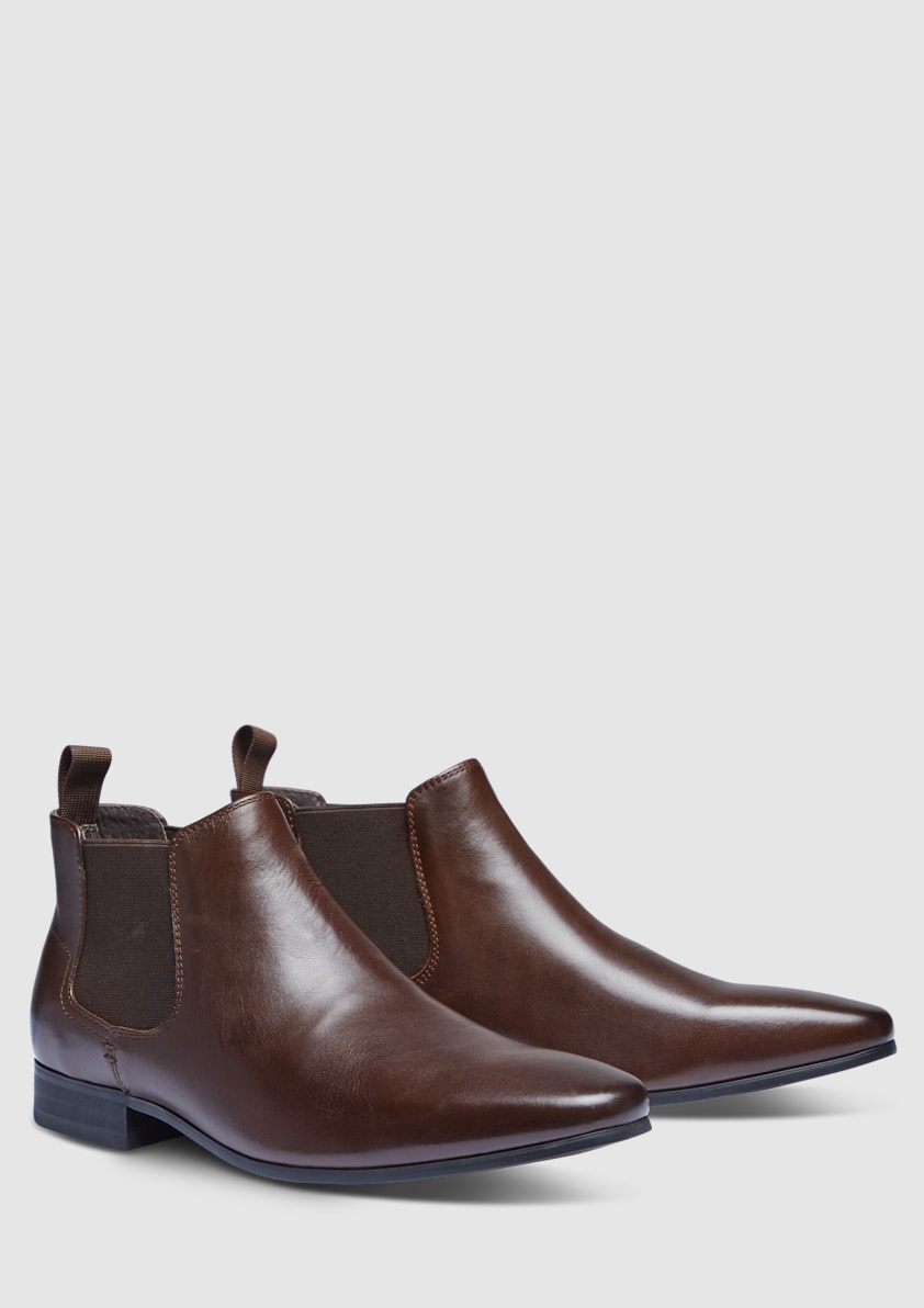 Chocolate New Acton Gusset Boot