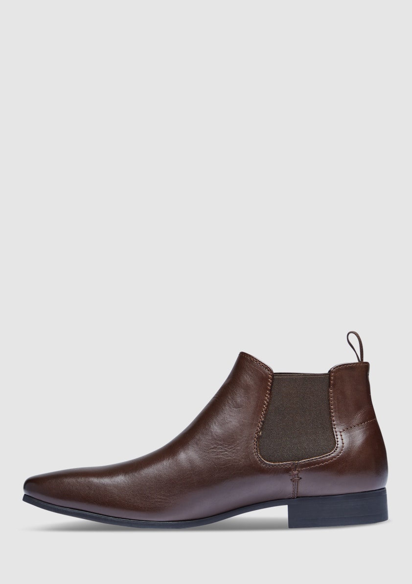 Chocolate New Acton Gusset Boot