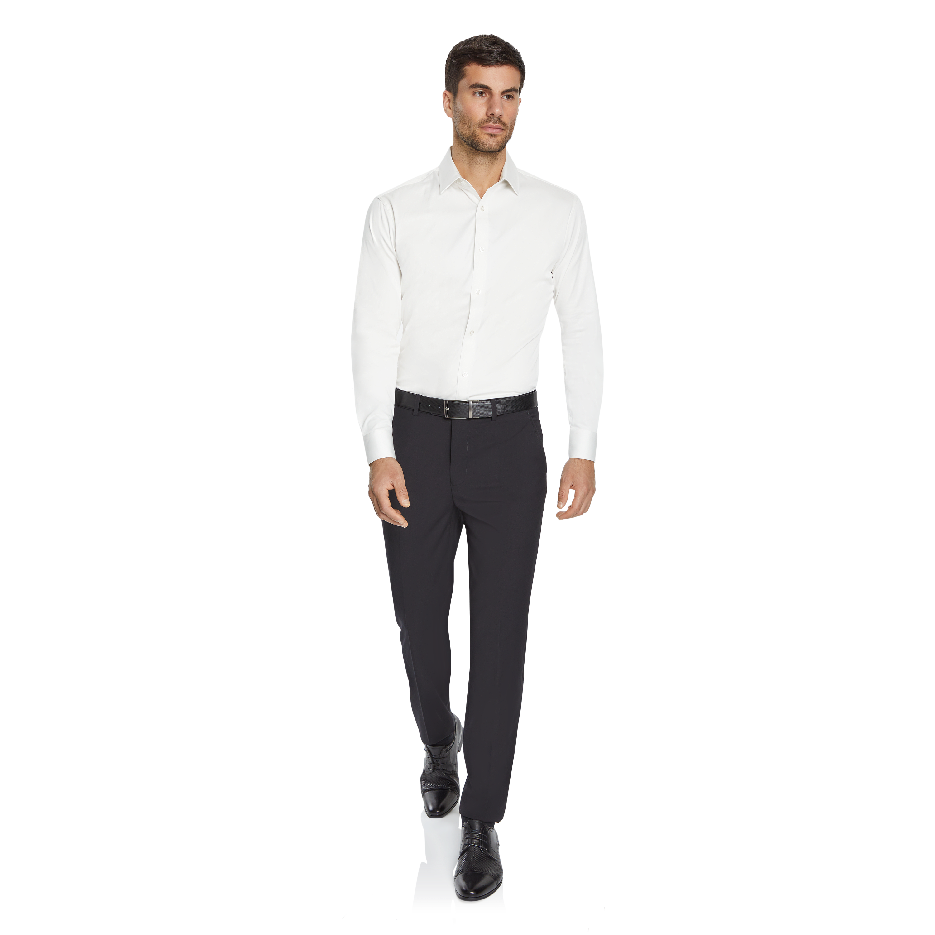 Ivory Slim Occasion Shirt | Men's Tops 