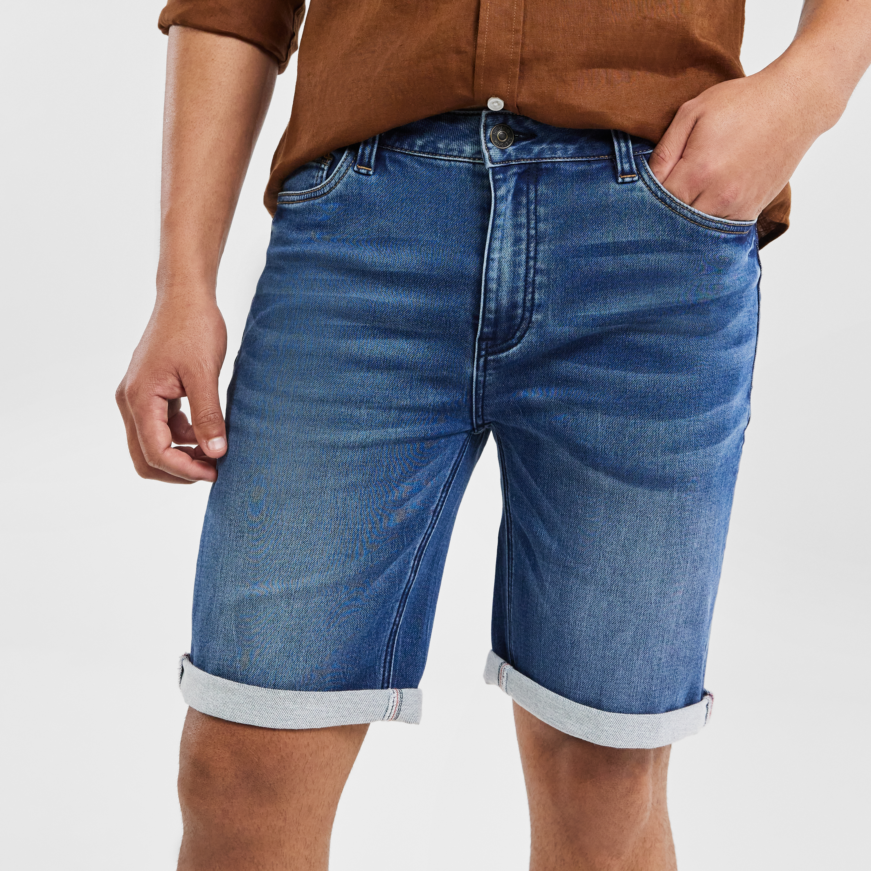 Blue Rhymes Regular Denim Short
