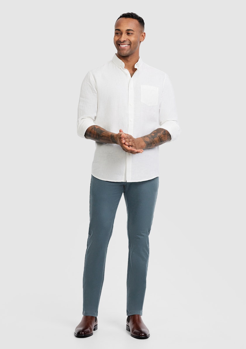 Ocean Blue Ultimate Slim Chino