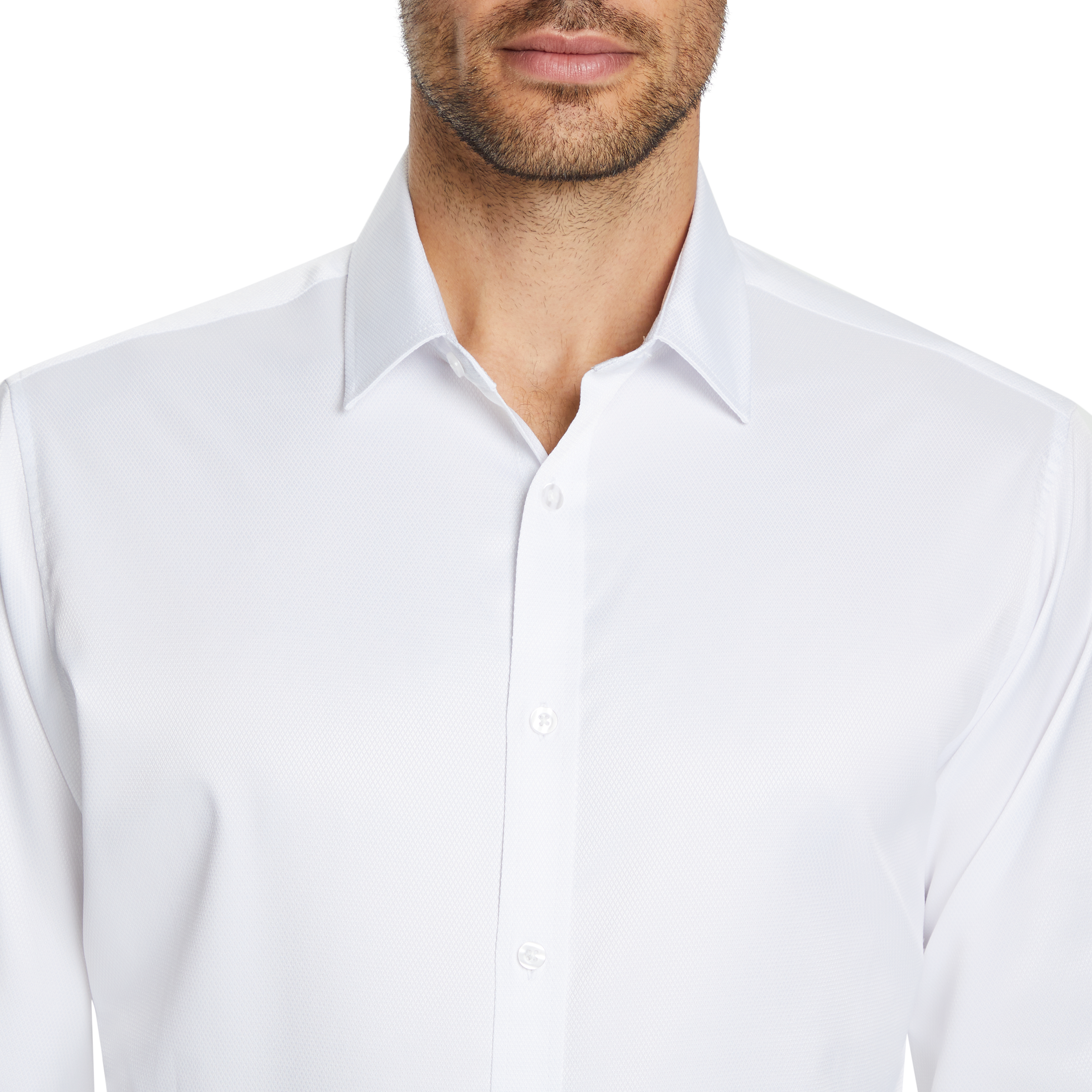 White Murphy Stretch Non Iron Shirt 