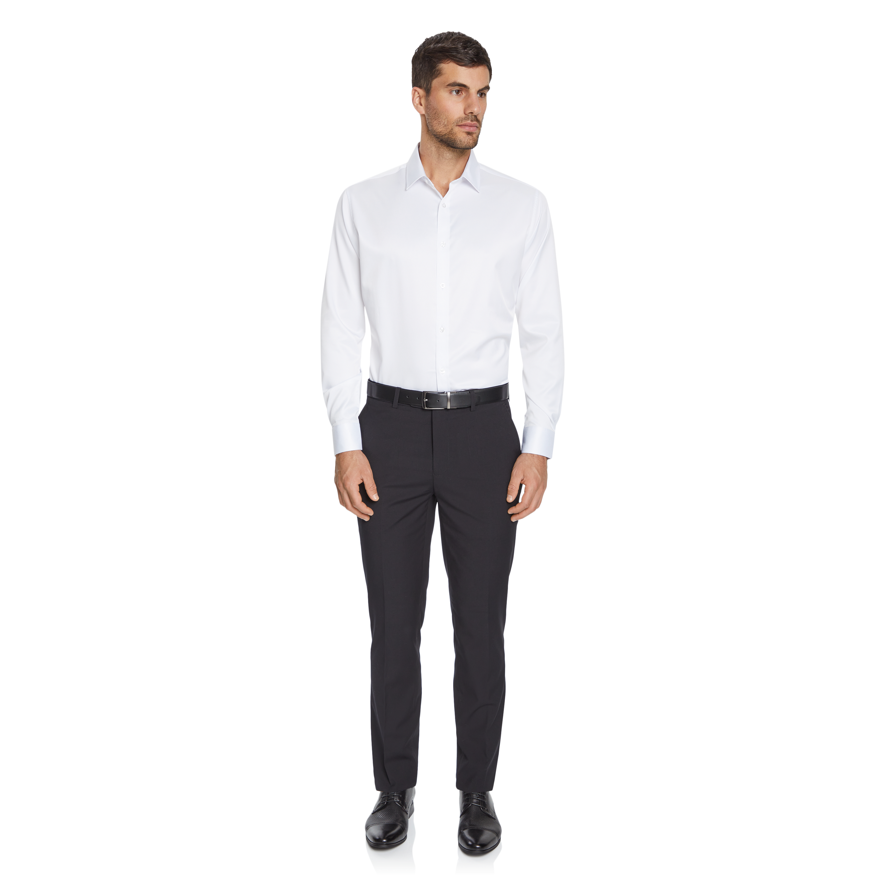 White Murphy Stretch Non Iron Shirt 