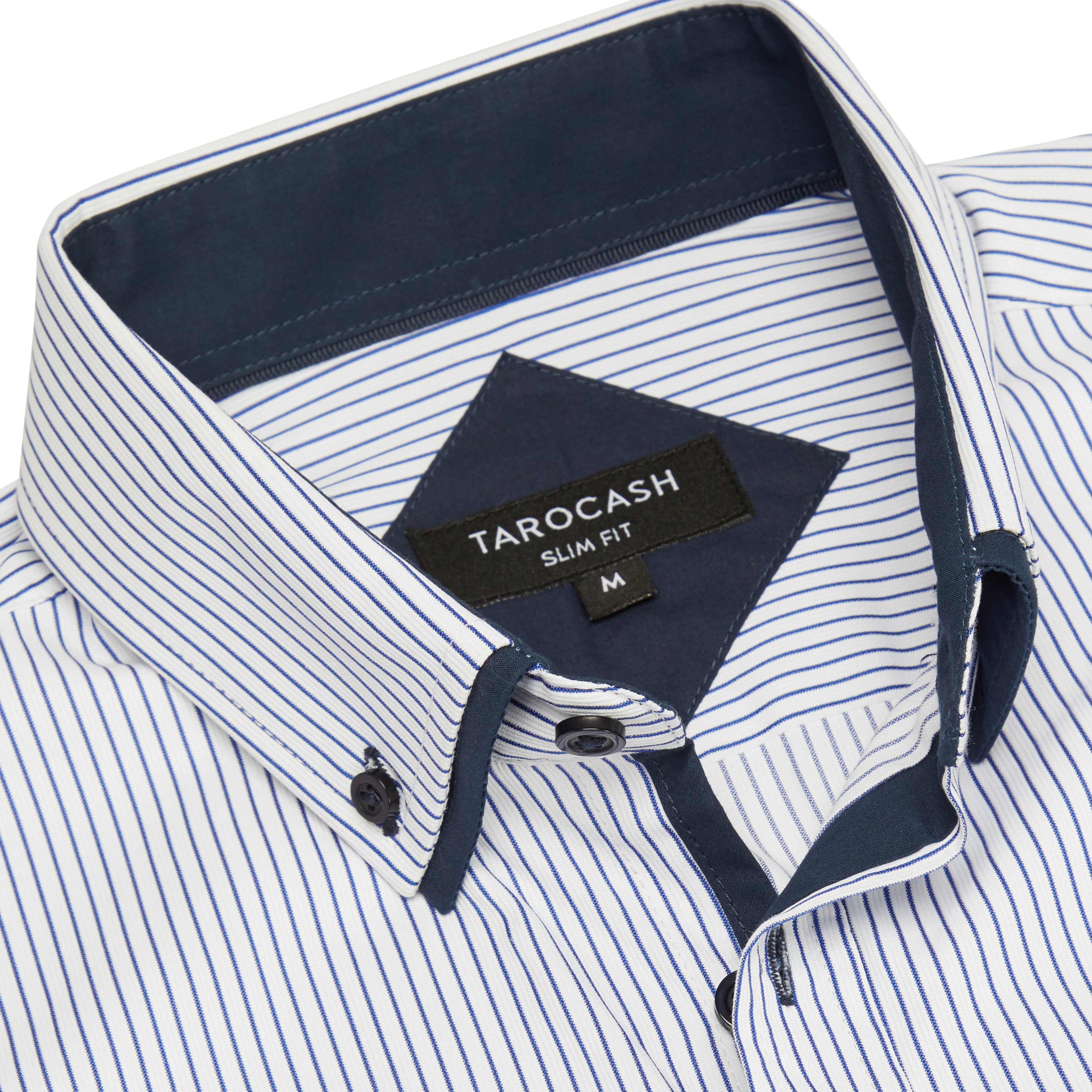 Blue Miles Slim Stripe Shirt | Men's 