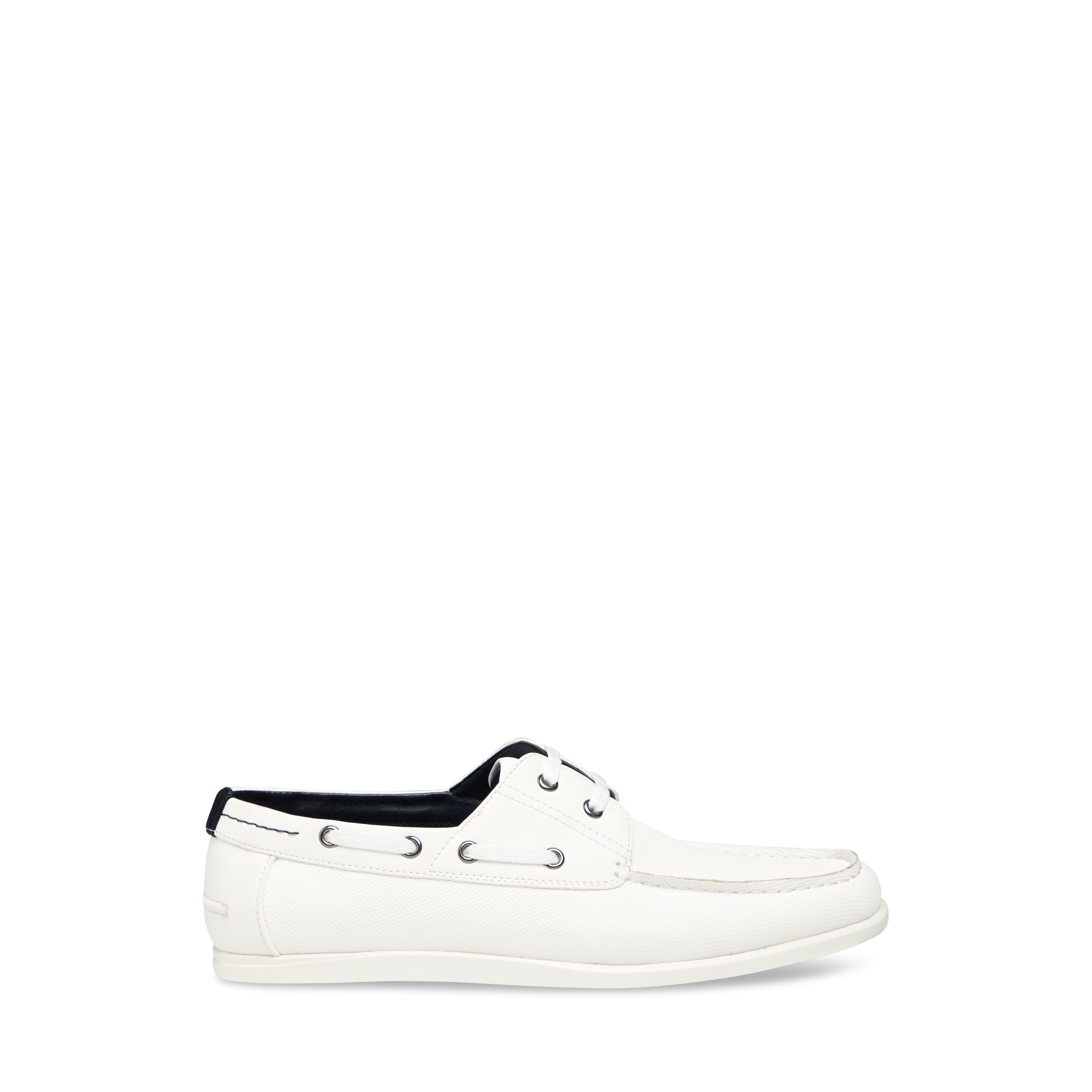 boat shoes men white