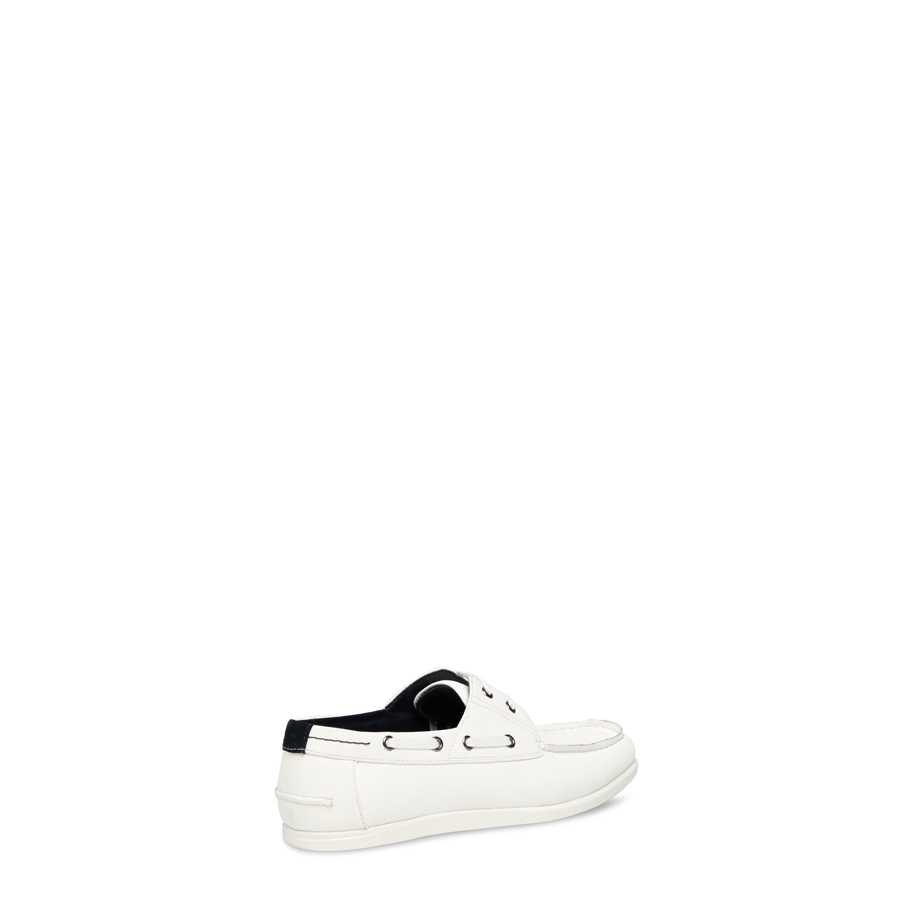 boat shoes men white