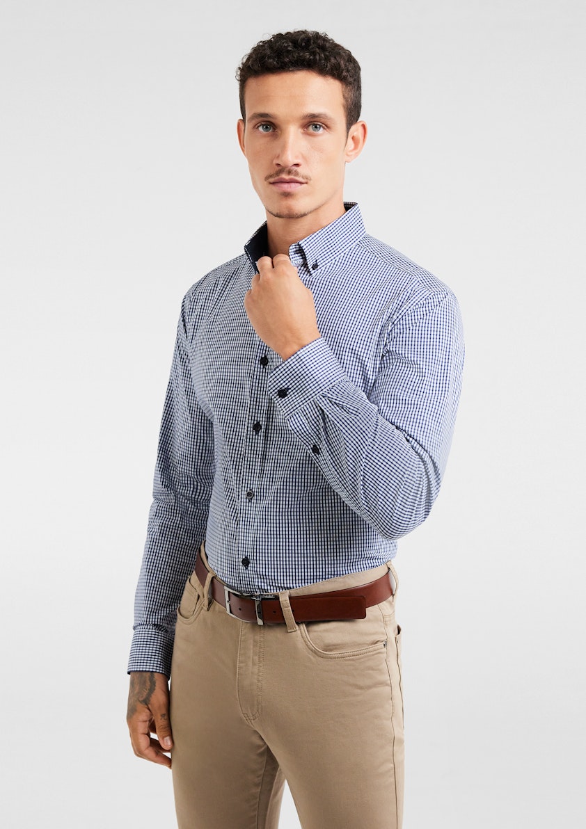 York Stretch Check Shirt