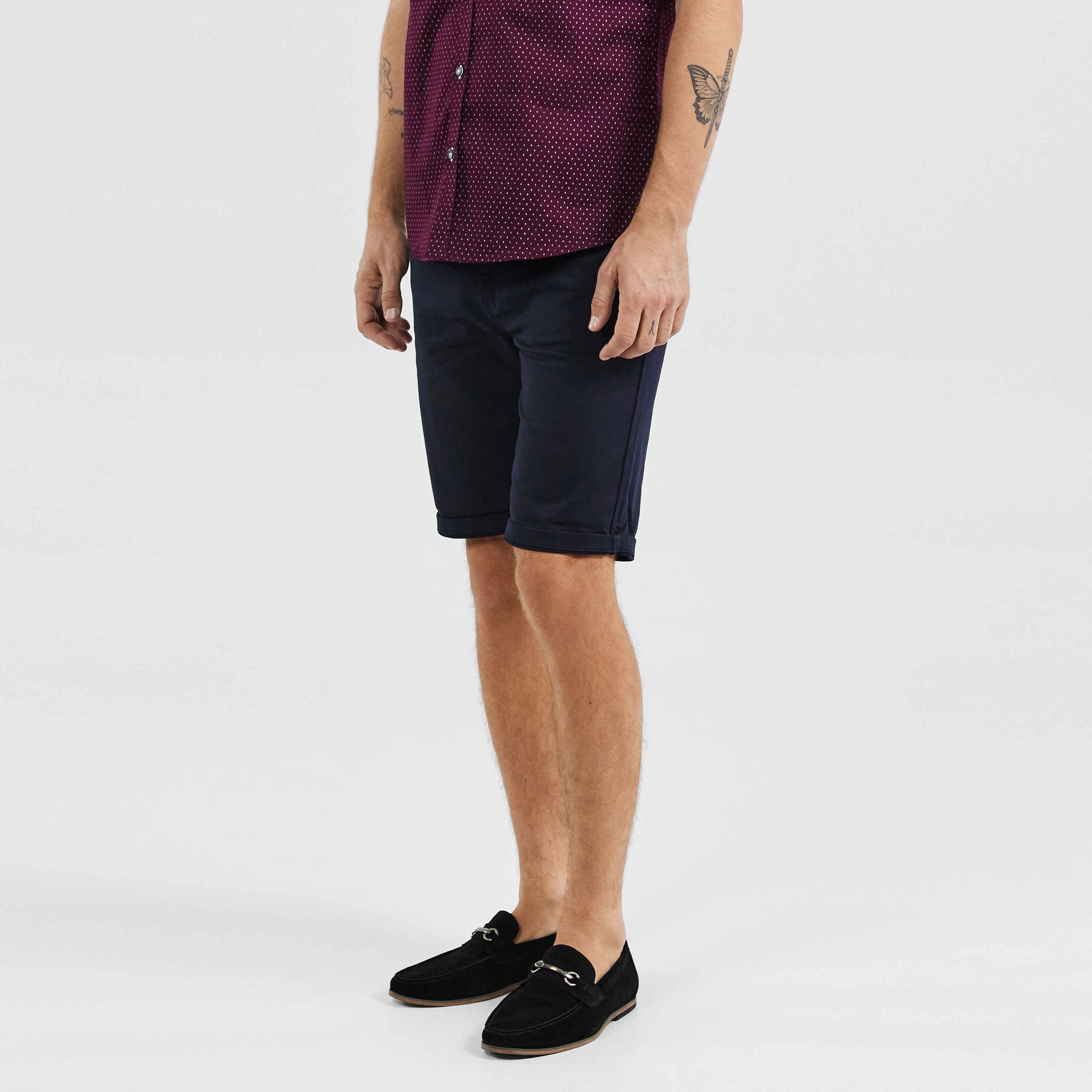 Navy Ulto Slim Short