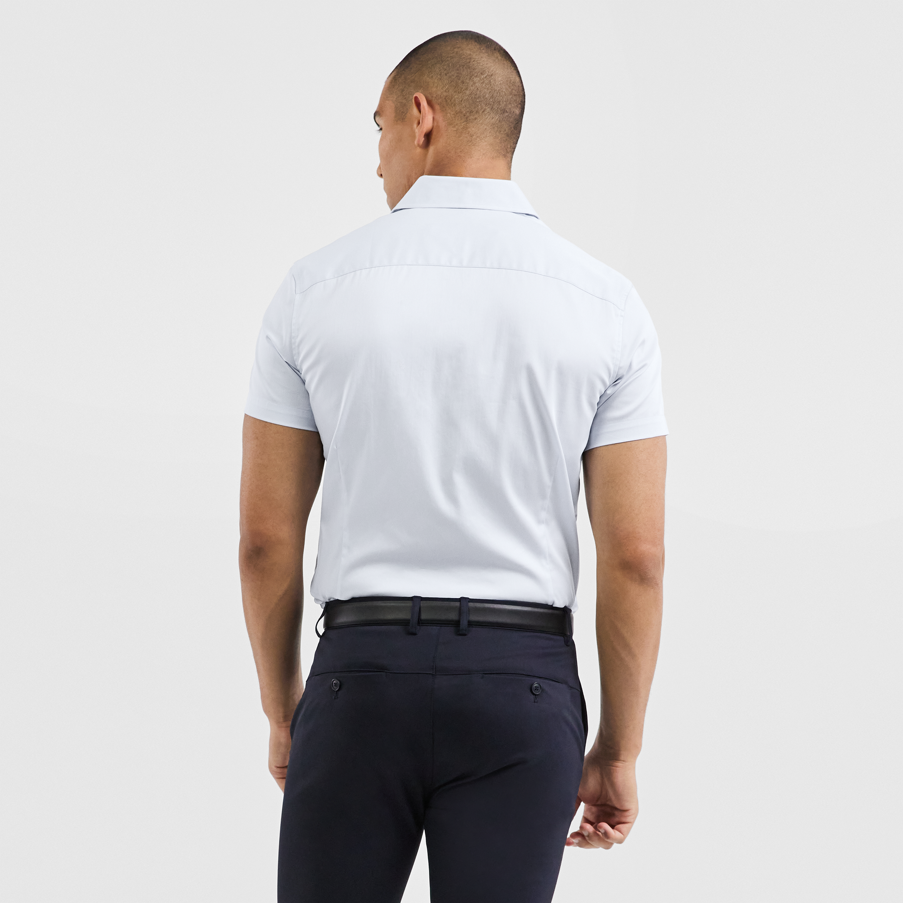 Ice Blue Jason Muscle Fit Shirt | Men's 