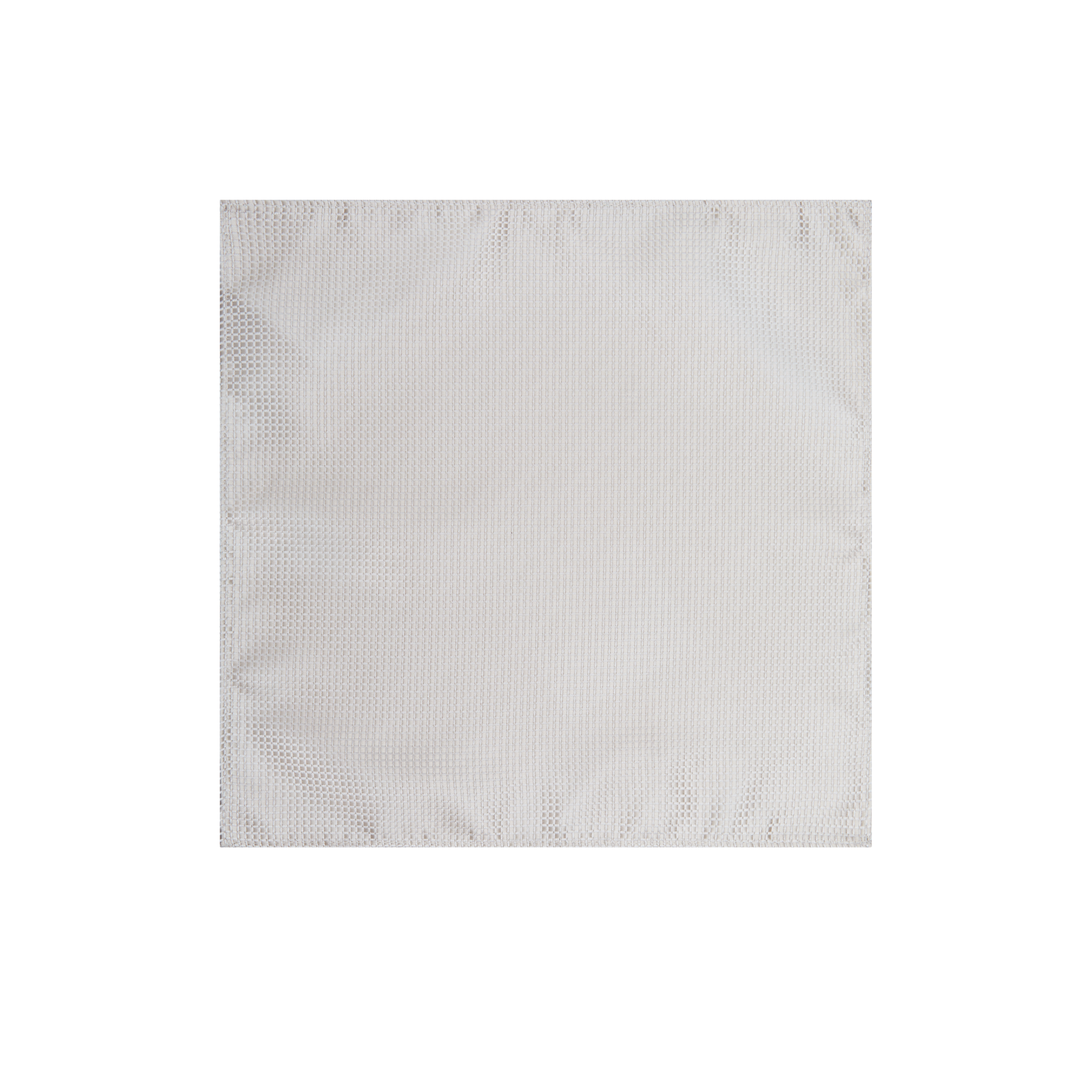 Champagne Textured Plain Pocket Square