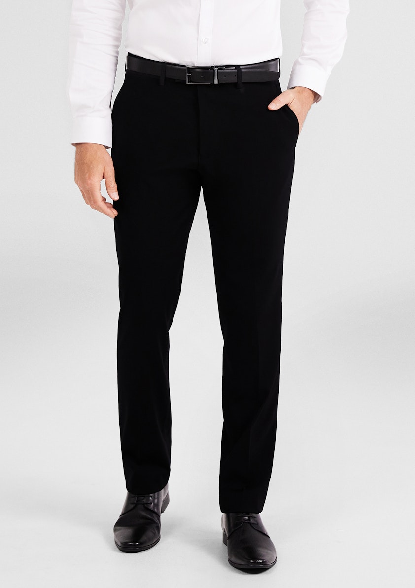 Black Supreme Regular Fit Three Piece Suit