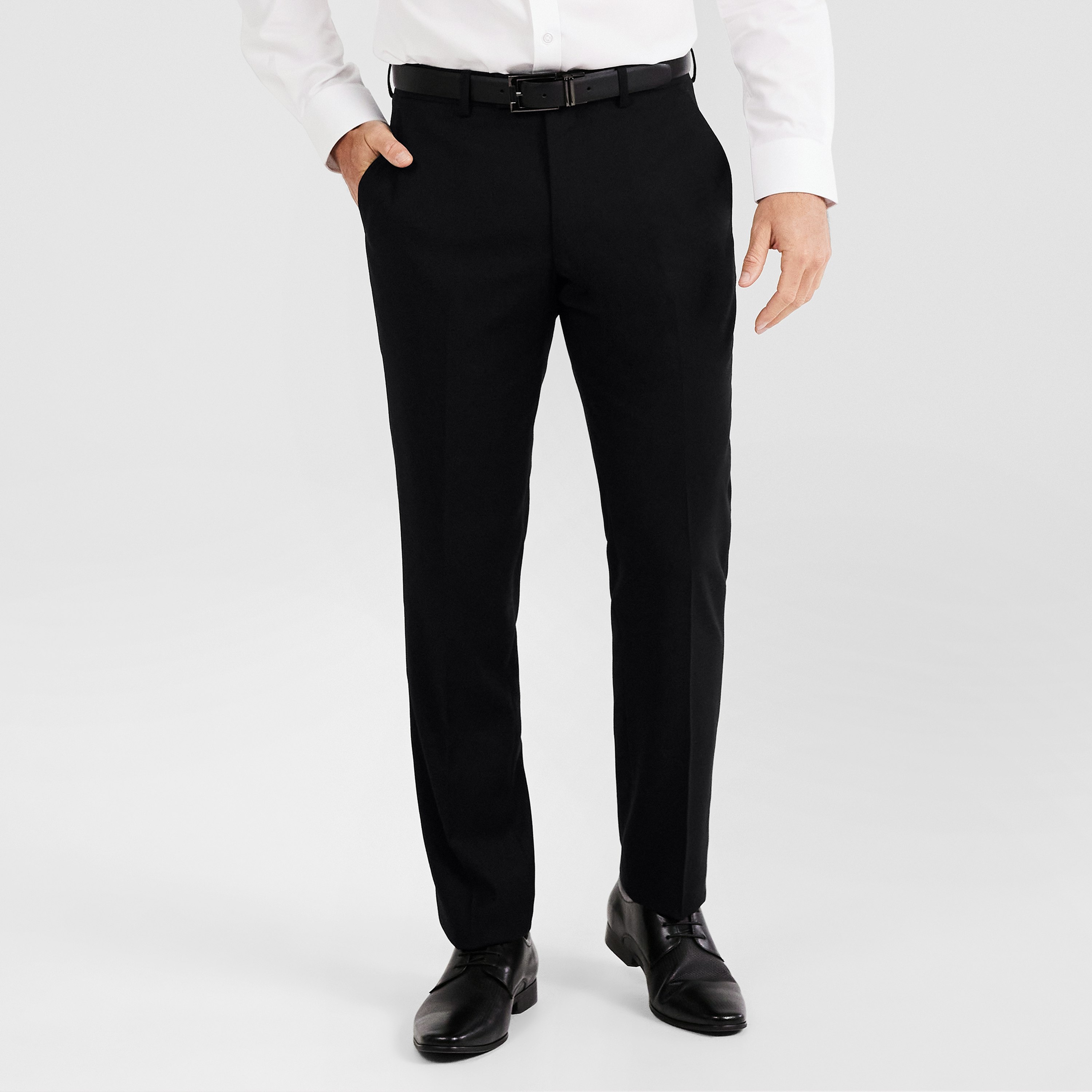 Black Lachlan Stretch Pant | Men's Bottom | Tarocash AU