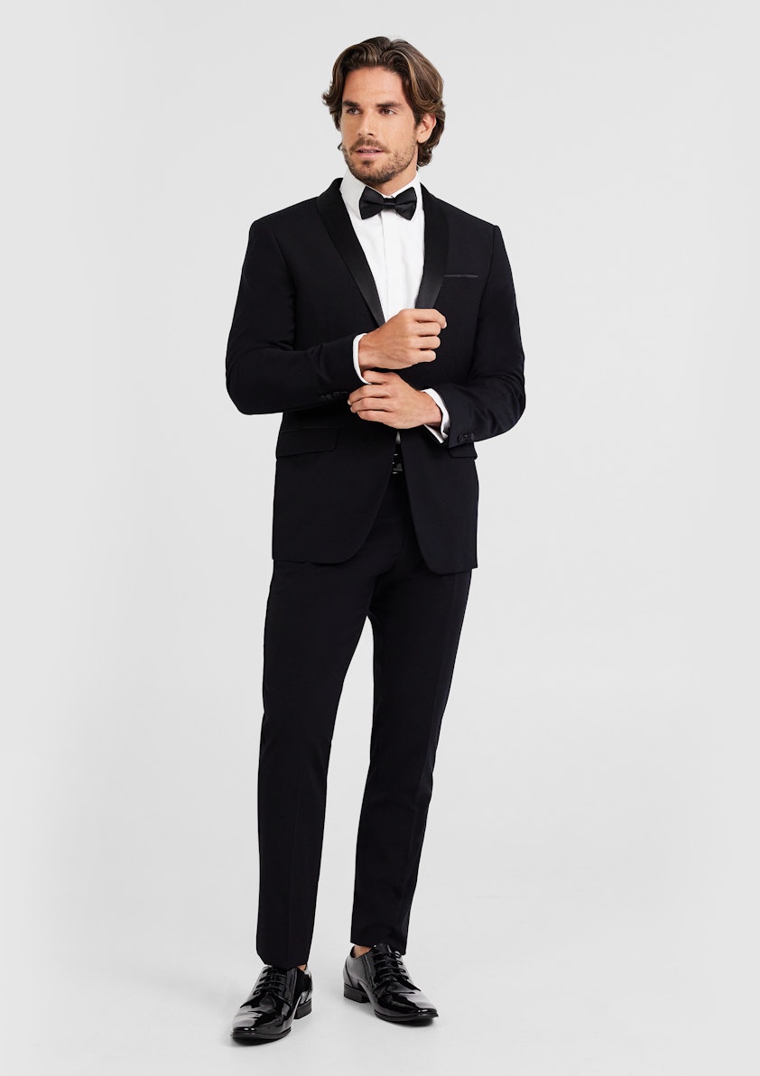 Black Supreme Tuxedo Jacket