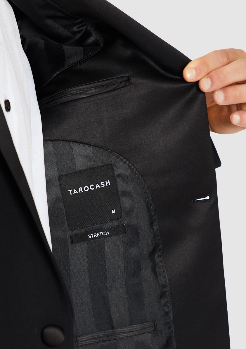 Black Supreme Tuxedo Jacket