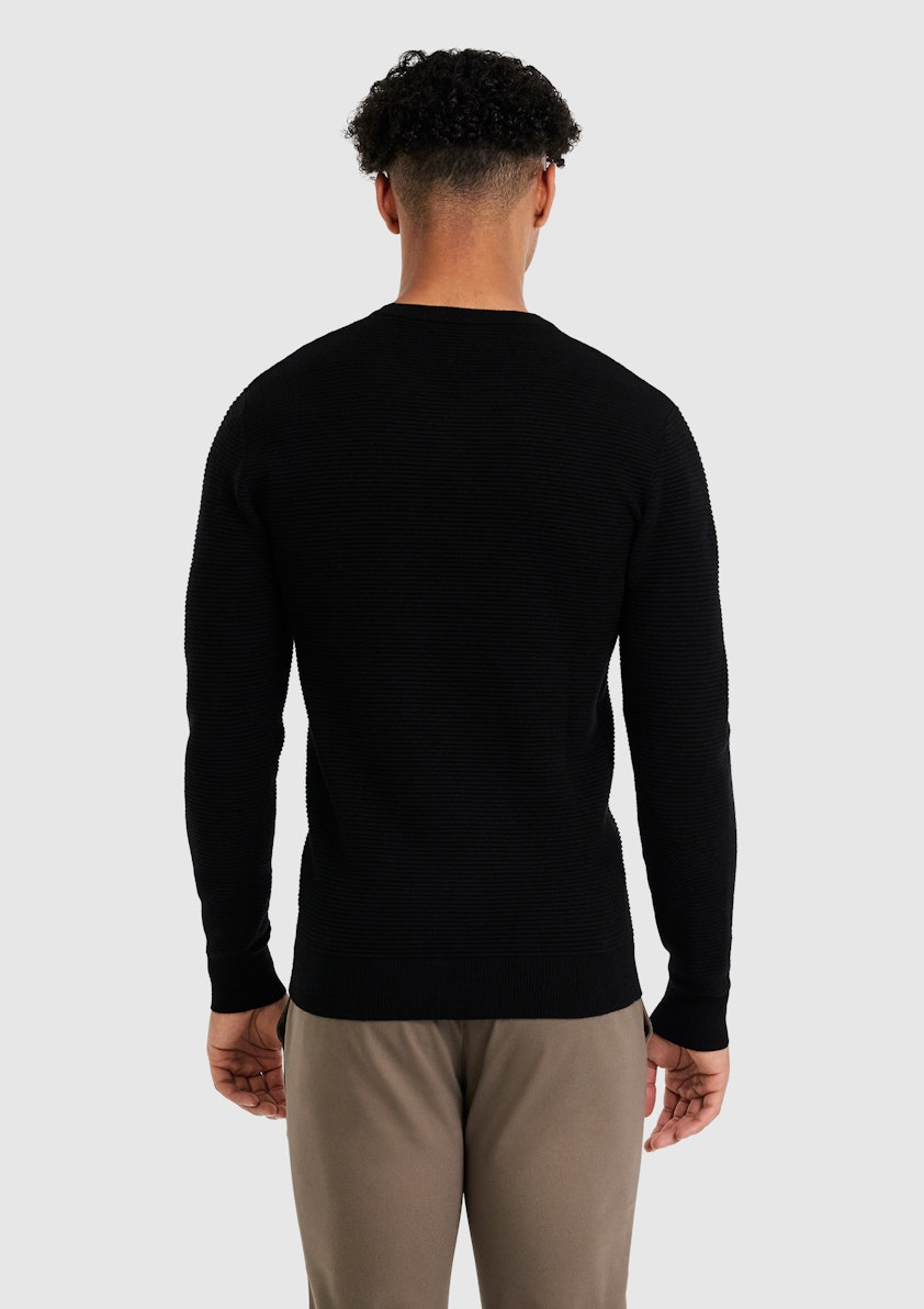 Black Gitano Luxe Touch Knit