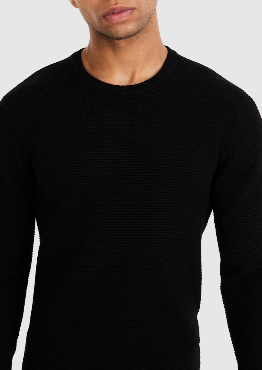 Black Gitano Luxe Touch Knit
