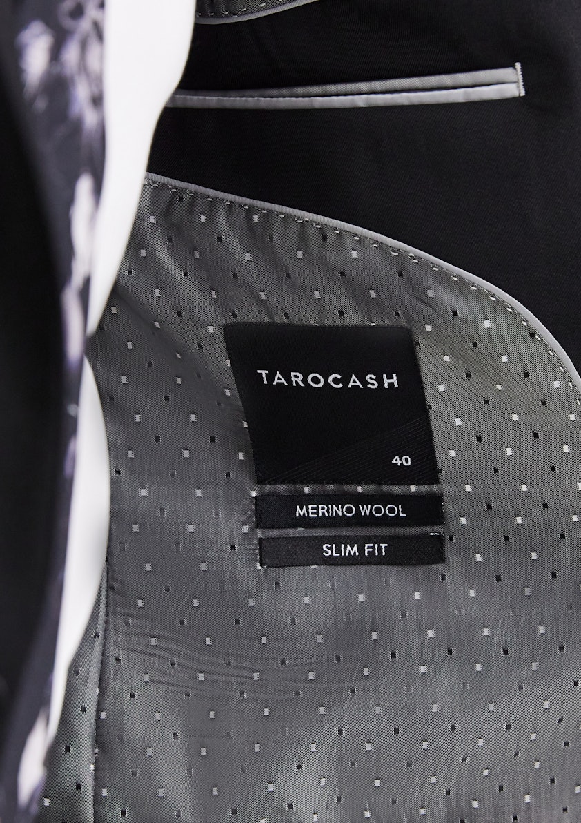 Black Jax Slim Wool Suit