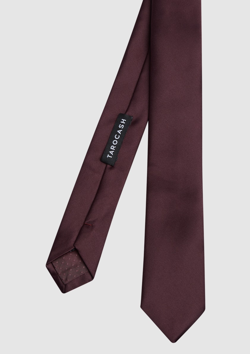 Burgundy Coltrane Satin Tie