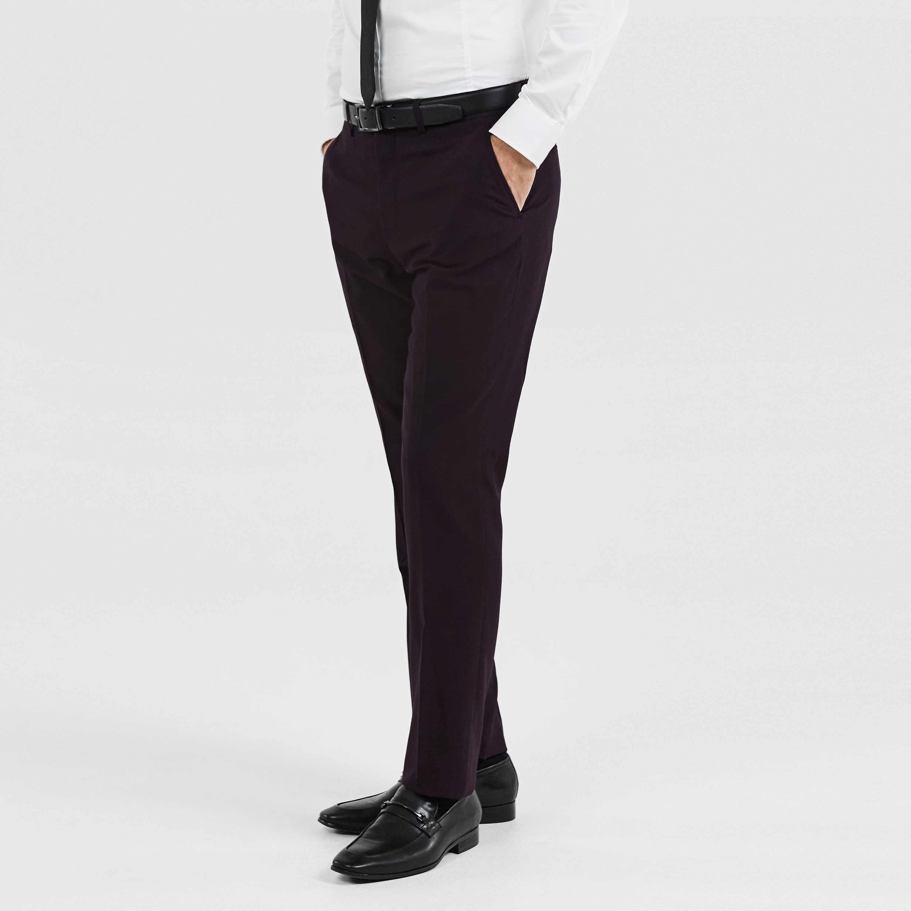 Burgundy Bailey Slim Pant | Men's 