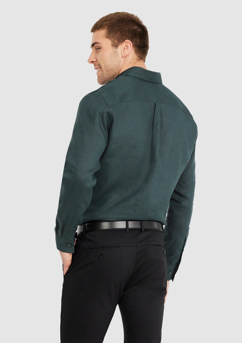 Emerald Billy Pure Linen Shirt