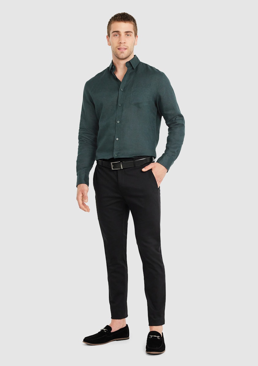 Emerald Billy Pure Linen Shirt