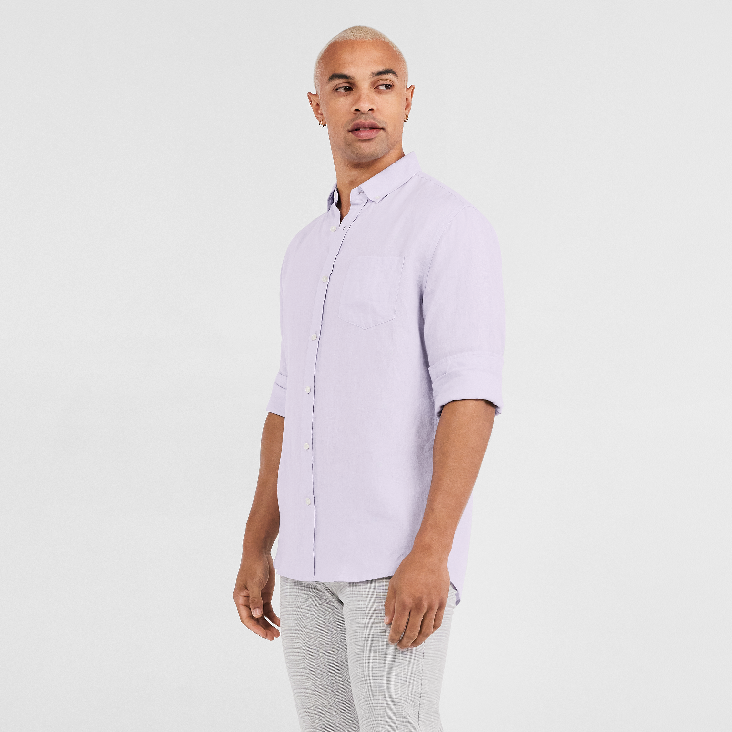 Lilac Billy Pure Linen Long Sleeve 
