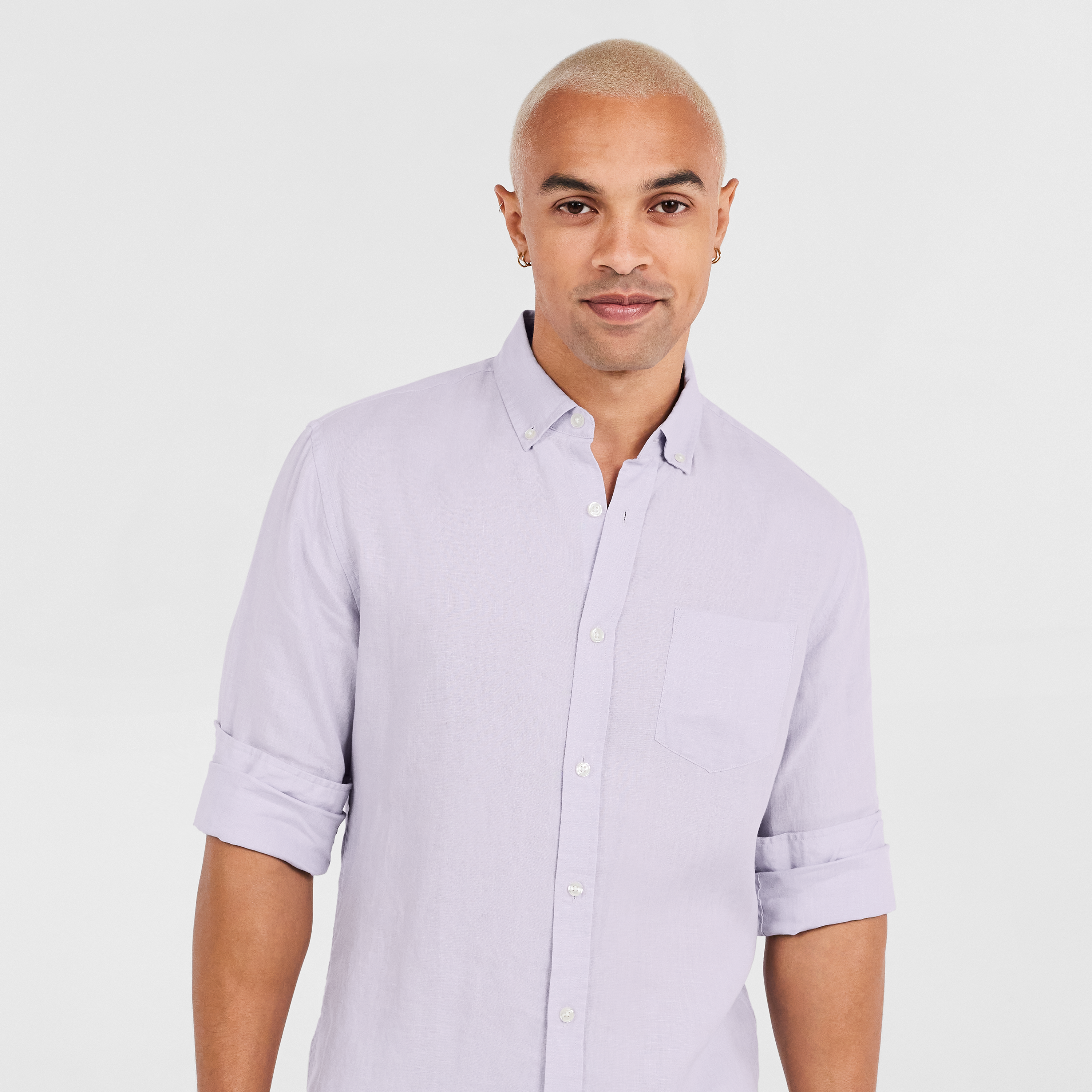 Lilac Billy Pure Linen Long Sleeve 