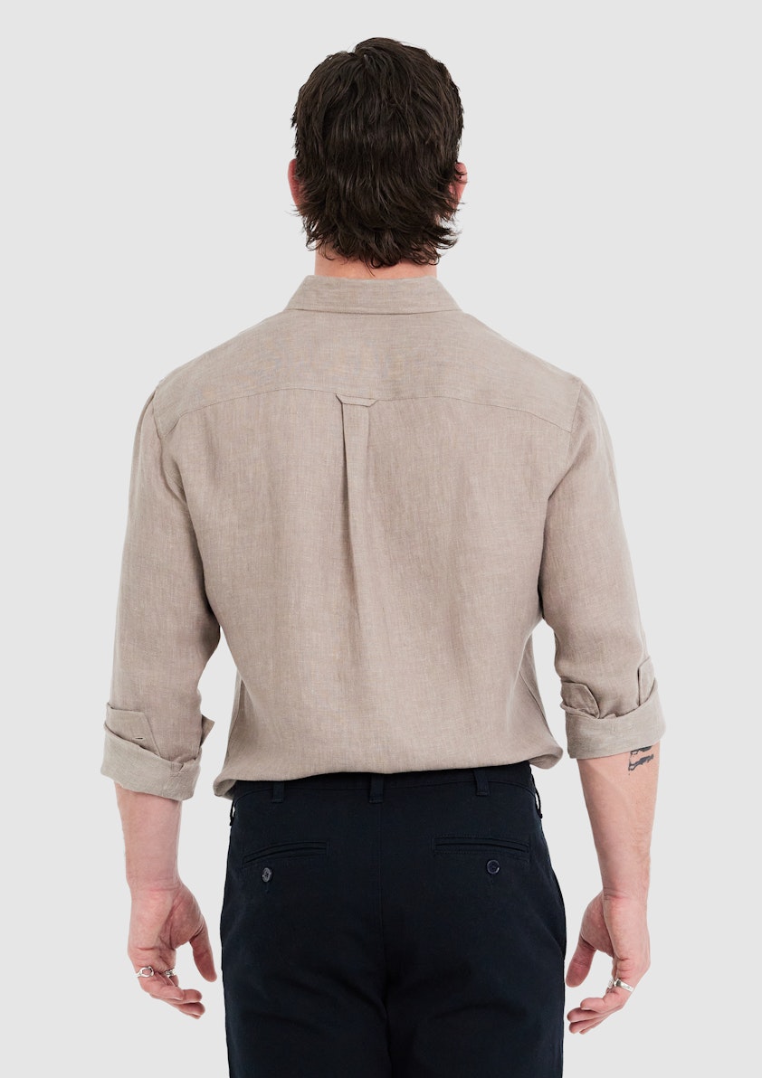 Sand Billy Pure Linen Shirt