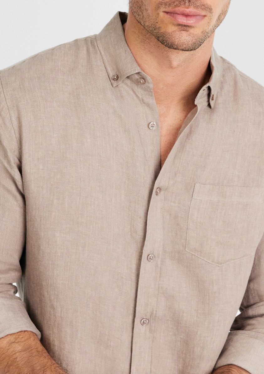 Sand Billy Pure Linen Shirt