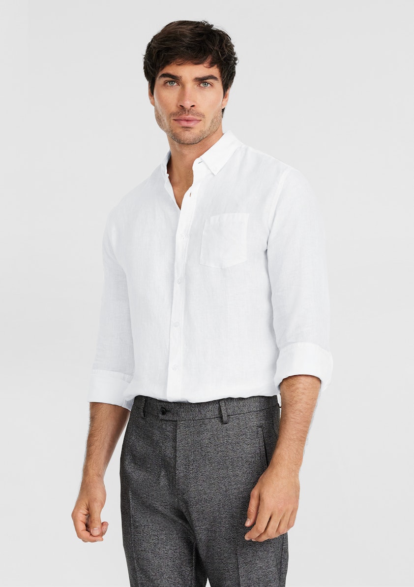 White Billy Pure Linen Shirt