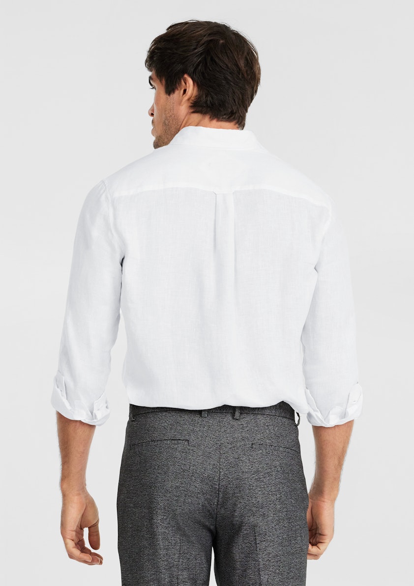 White Billy Pure Linen Shirt