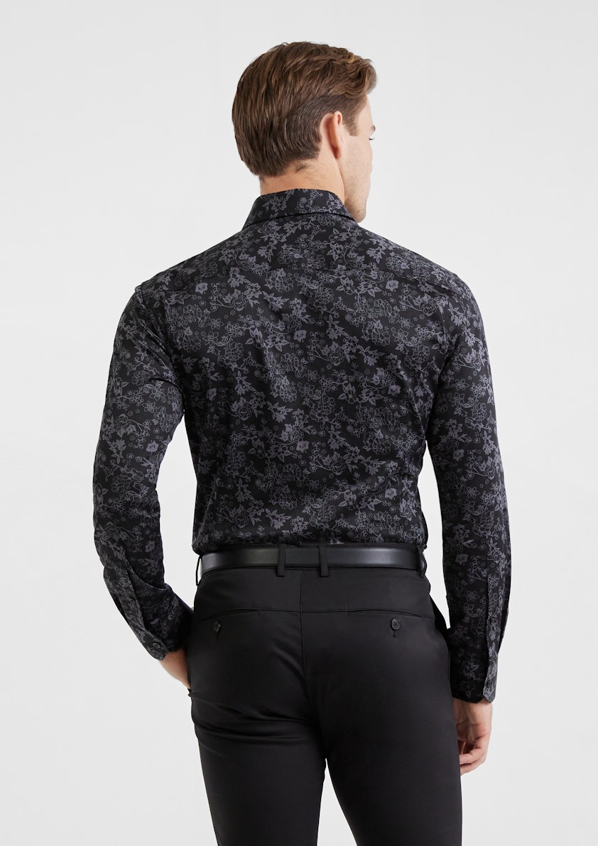 Tino Slim Stretch Floral Shirt