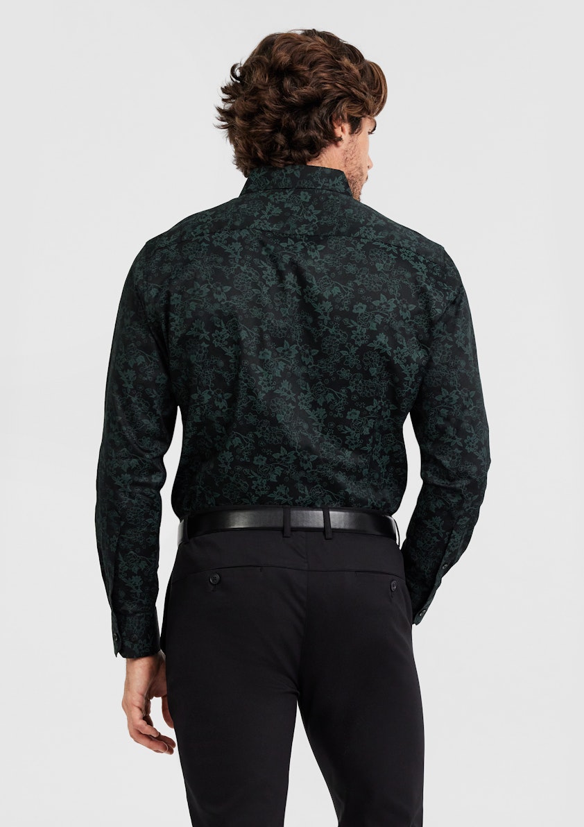 Tino Slim Stretch Floral Shirt