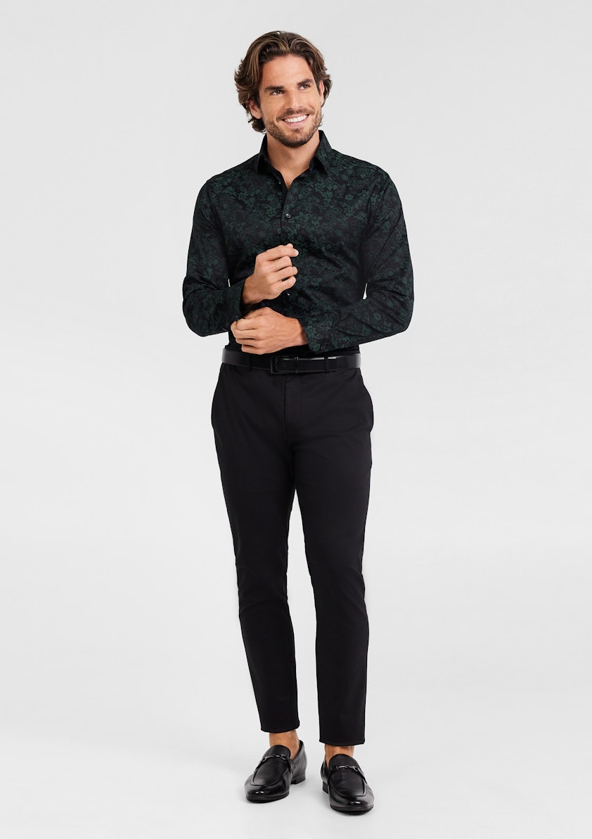 Tino Slim Stretch Floral Shirt