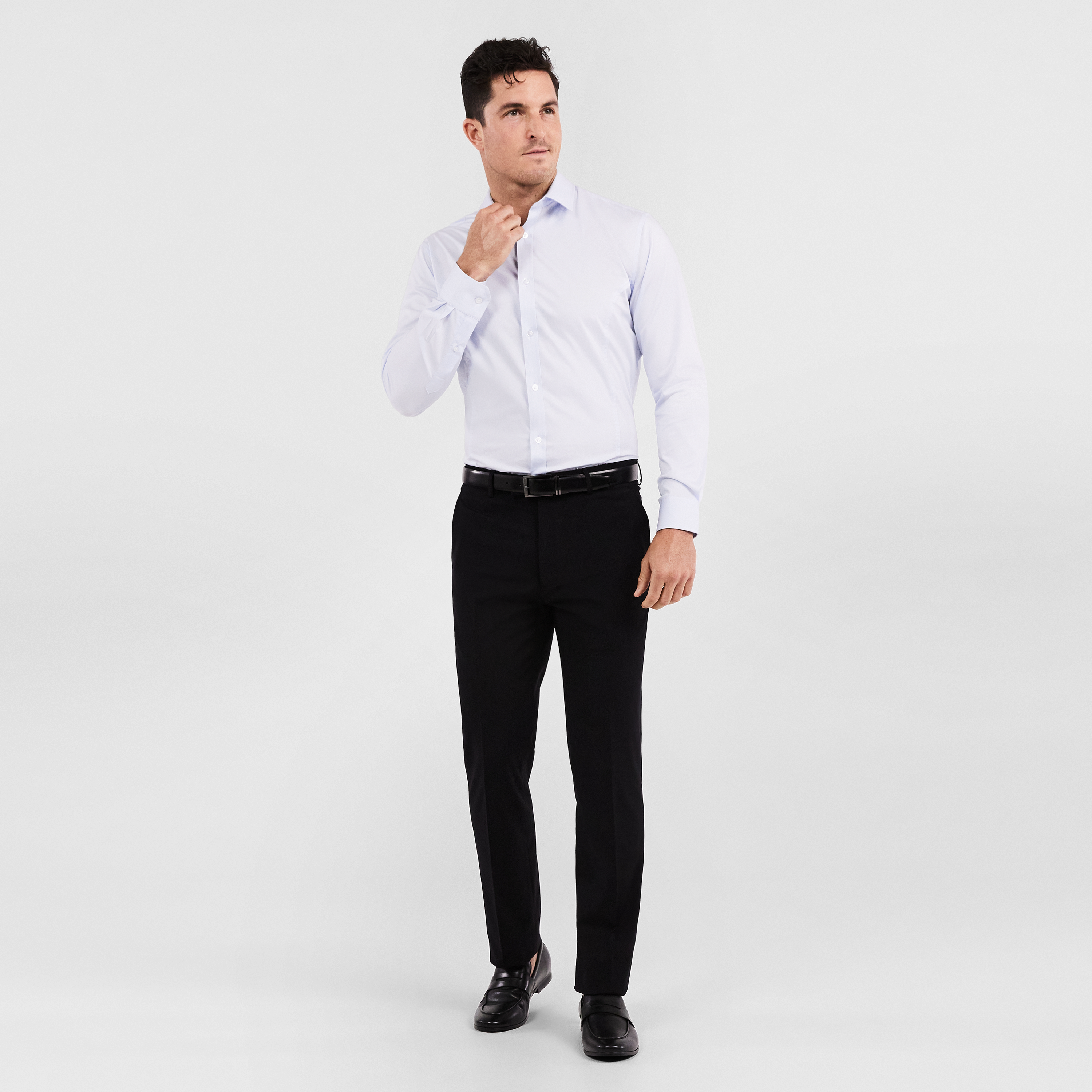 Sky Maxly Slim Stretch Dress Shirt