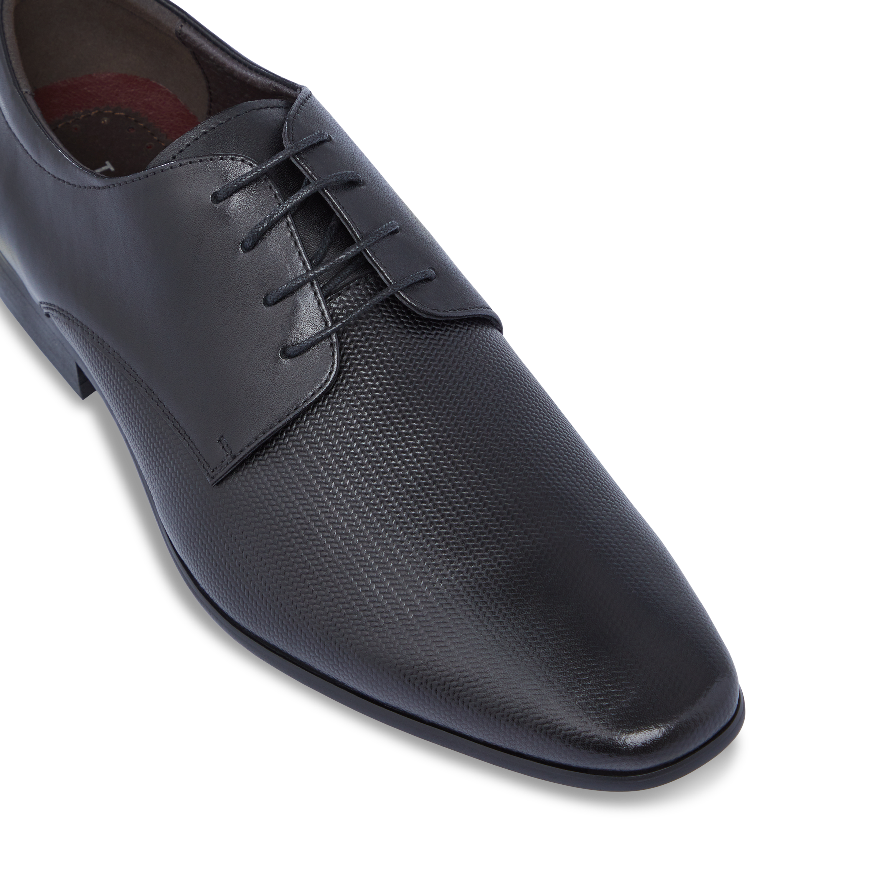 Black Frankie Textured Dress Shoe | Men 