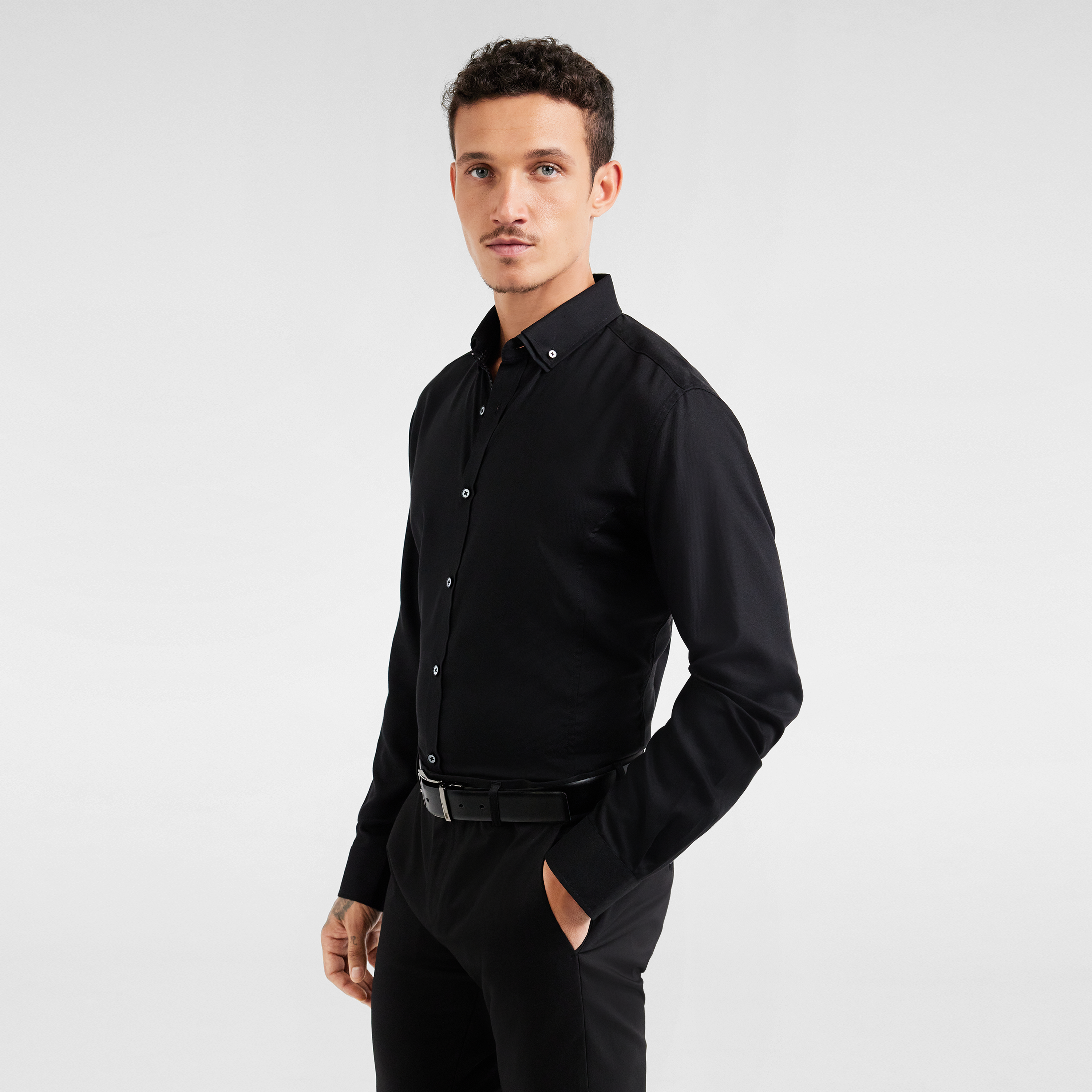 Black Mercer Bamboo Shirt