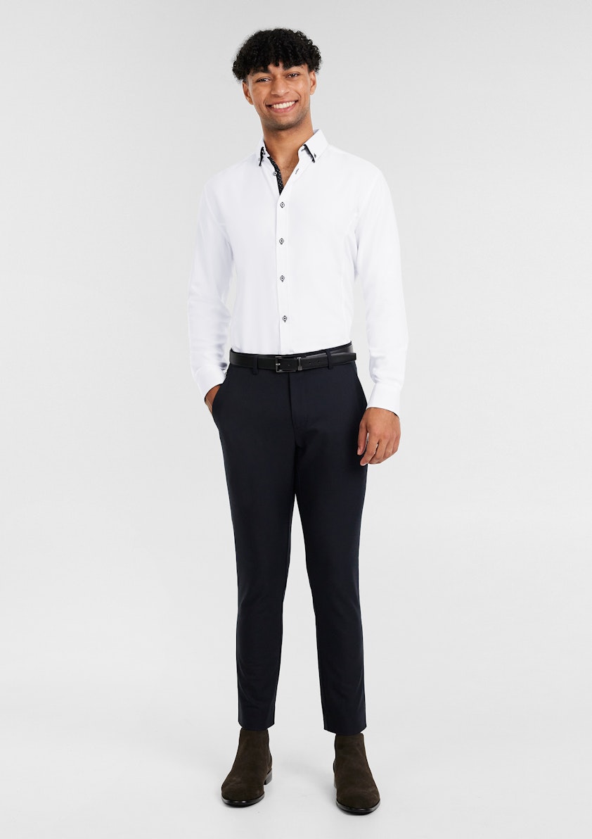White Mercer Bamboo Shirt