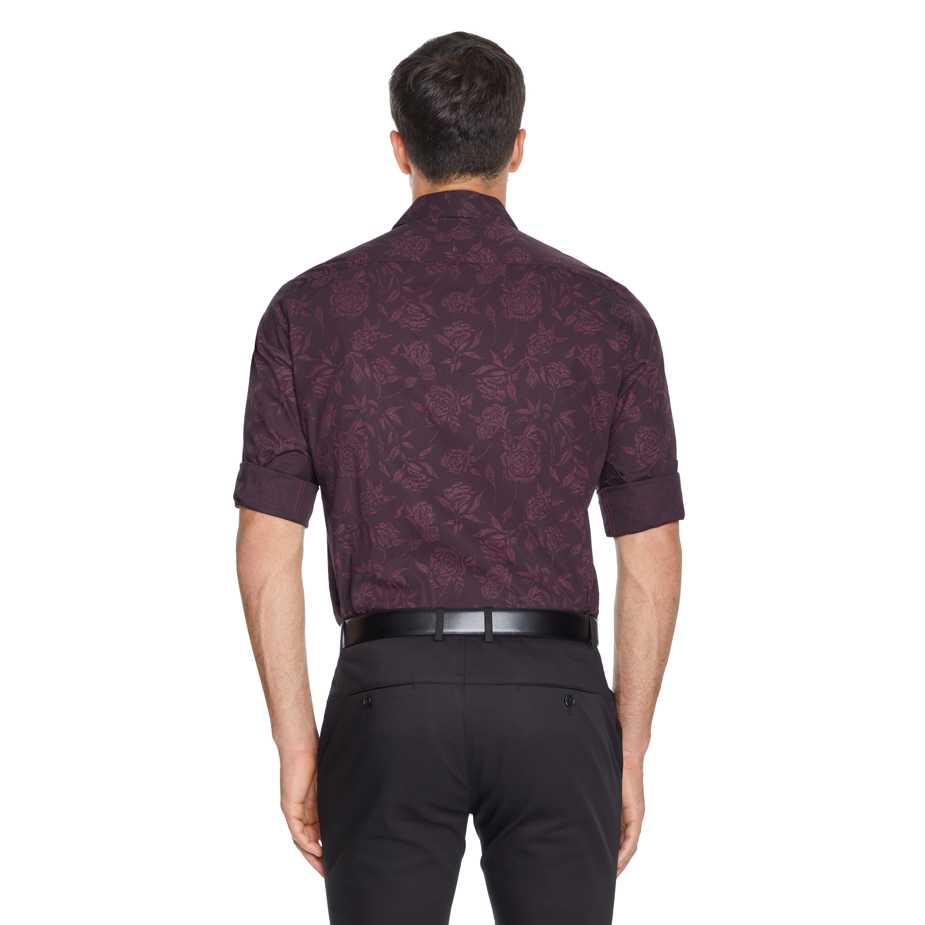 Burgundy Sussex Floral Shirt | Men's 