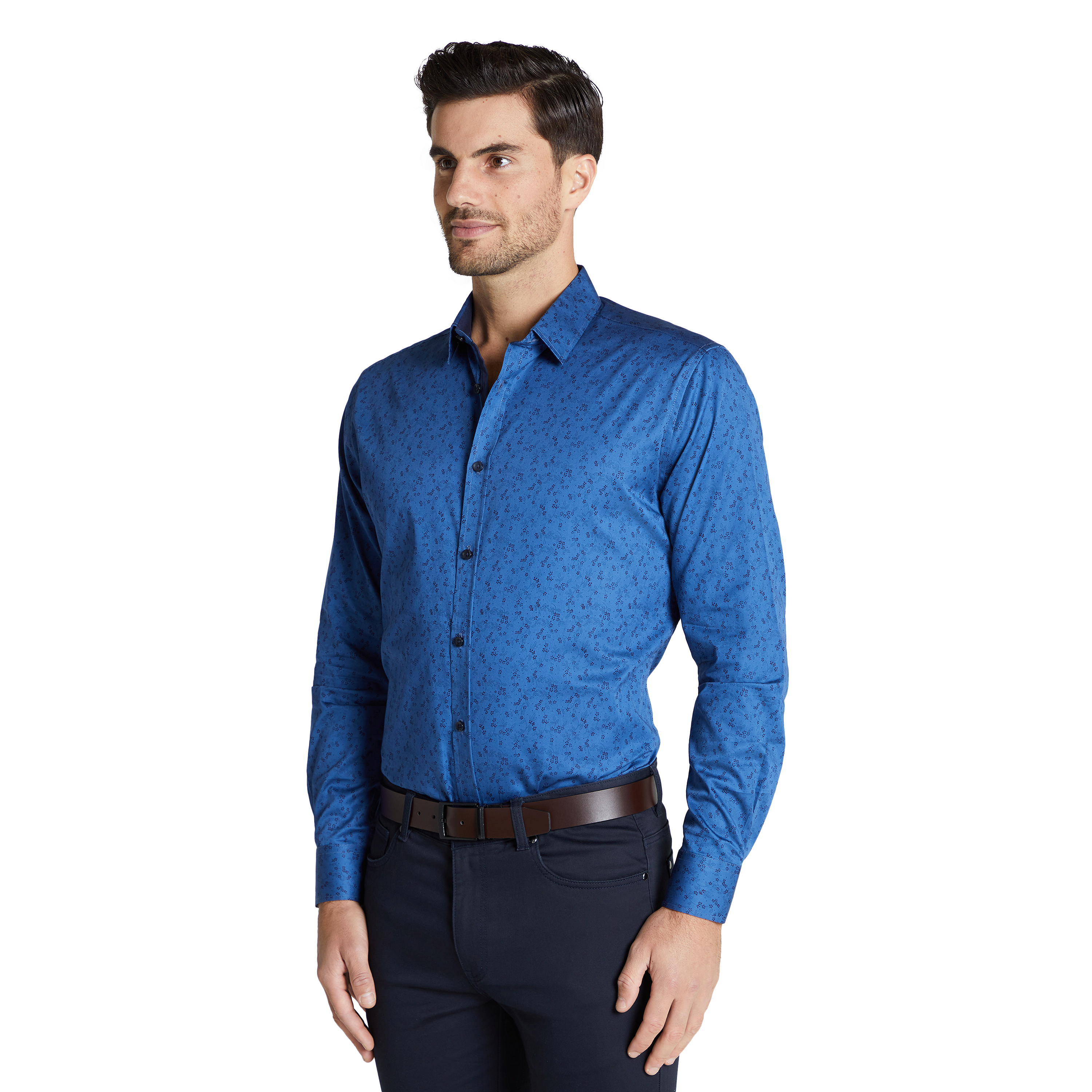 Petrol Spicer Floral Shirt | Men's Tops 