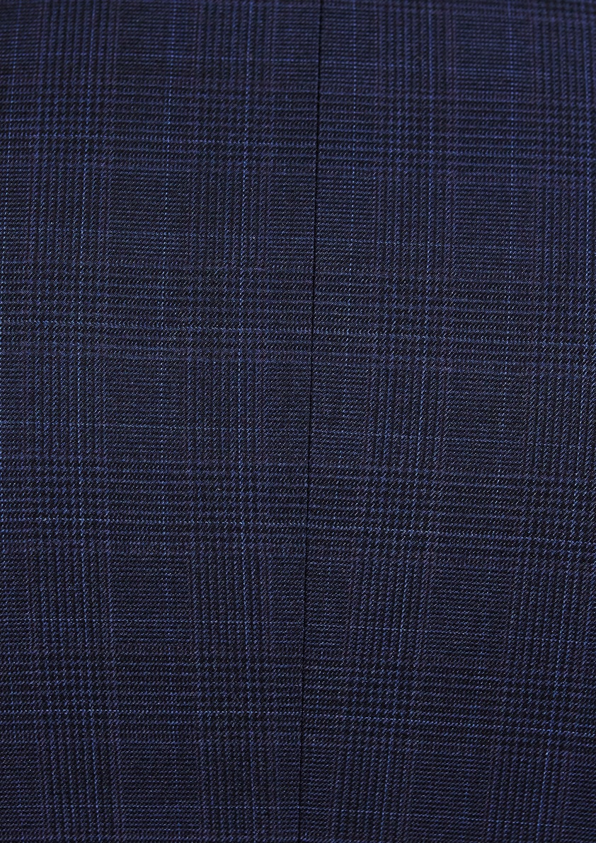 Navy Idaho Regular Fit Check Suit