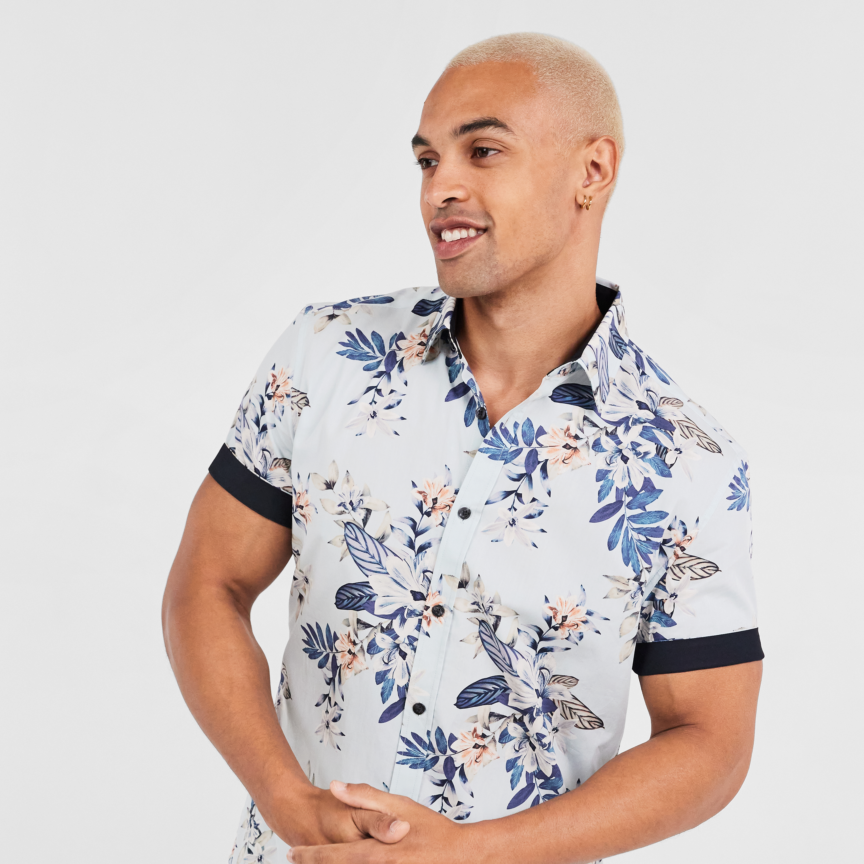 Mint Rio Floral Shirt | Men's Tops 