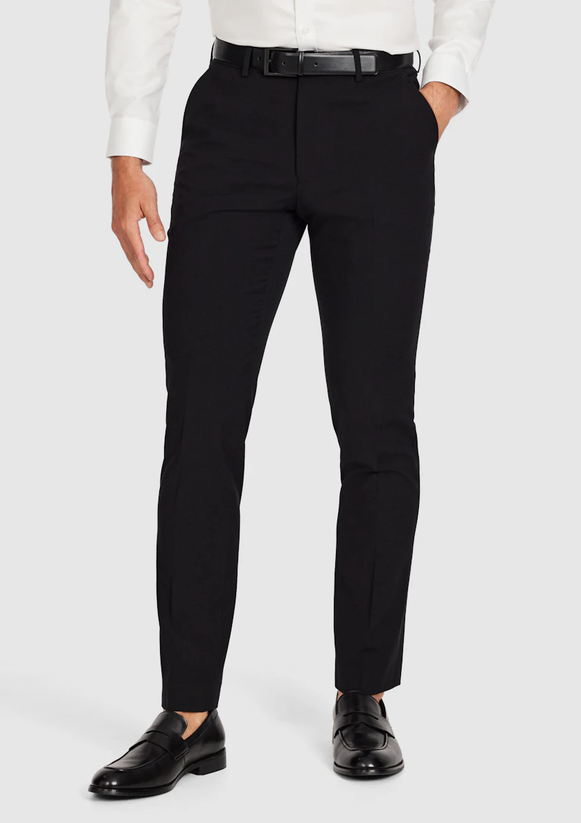 Classic Black Stretch Suit