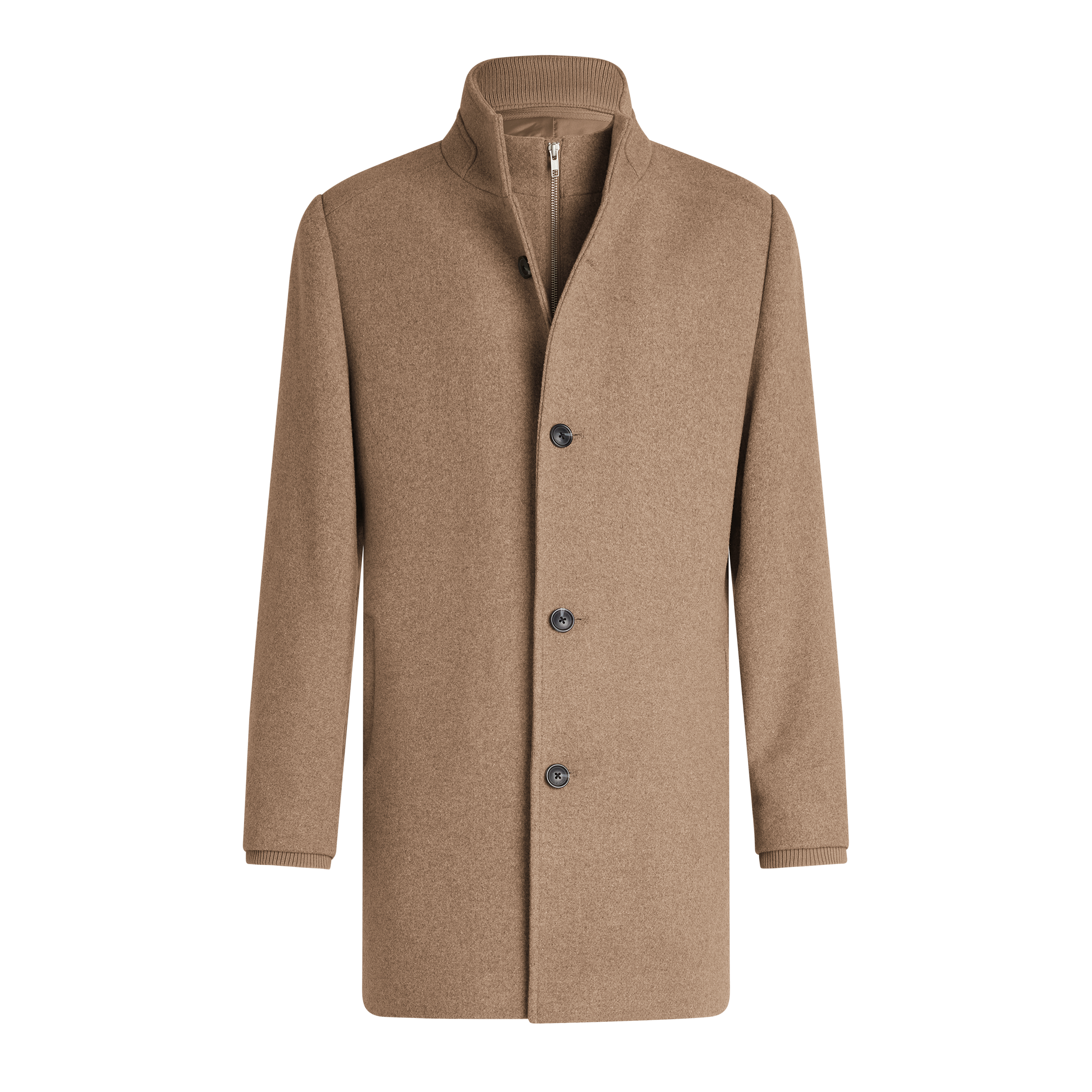 Sand Gisburn Wool Coat