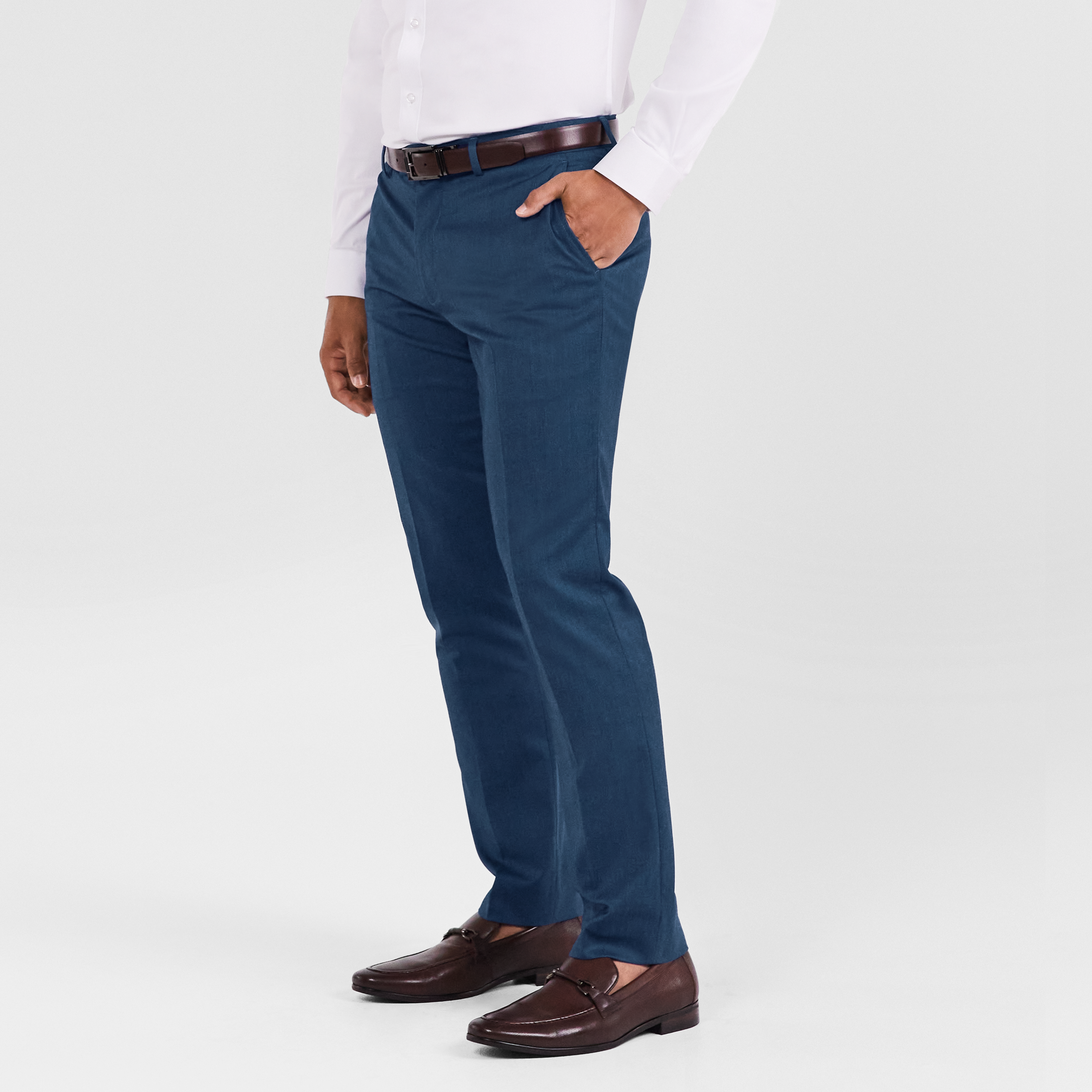 Mid Blue Grant Slim Pant | Men's Bottom 