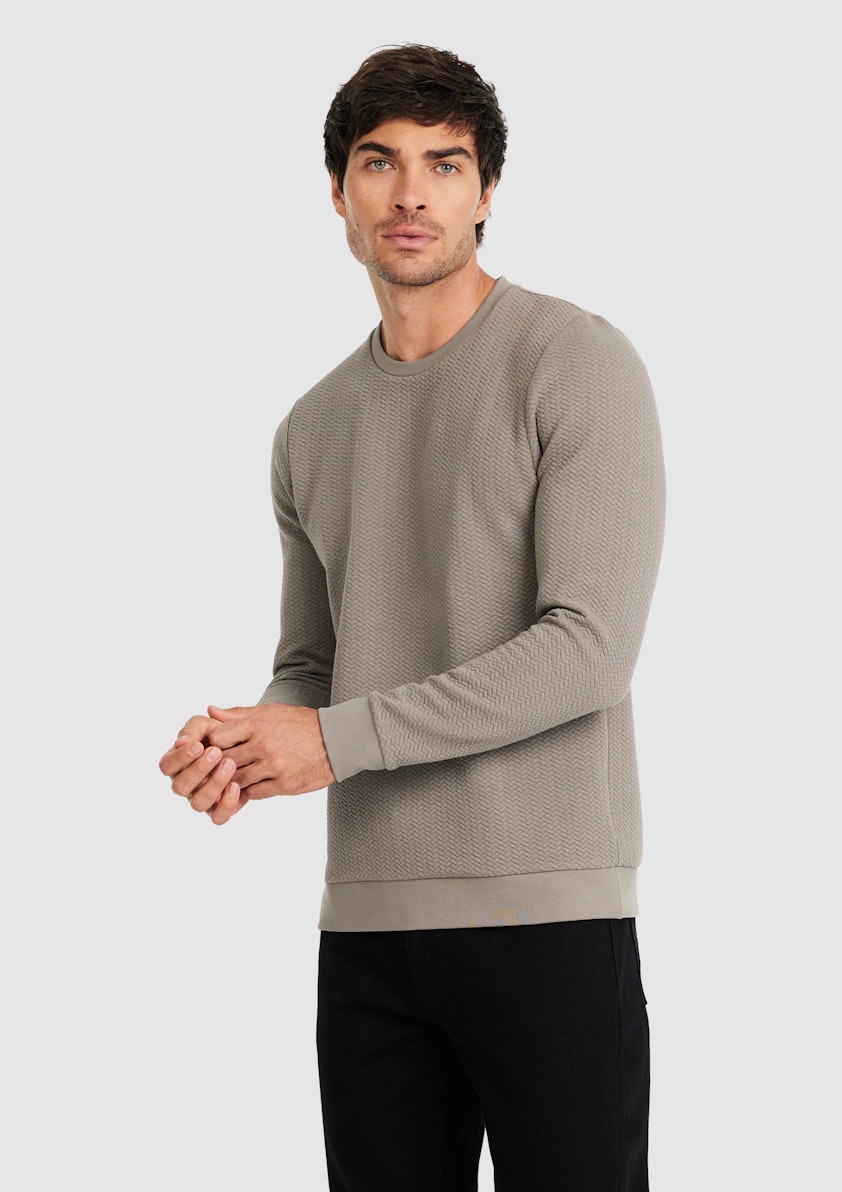 Isaac Textured Crew Top