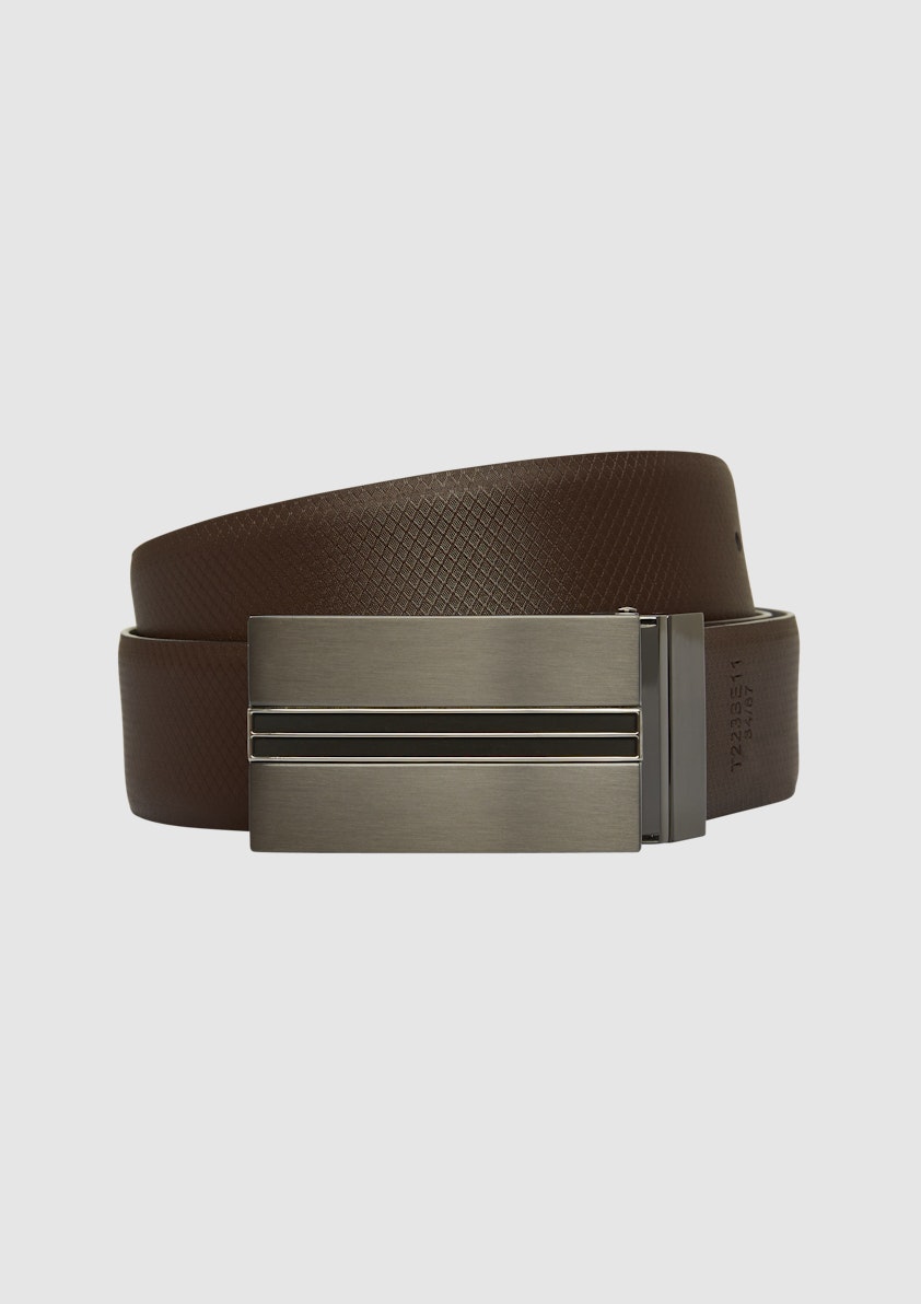 Black Brown Armstrong Reversible Belt