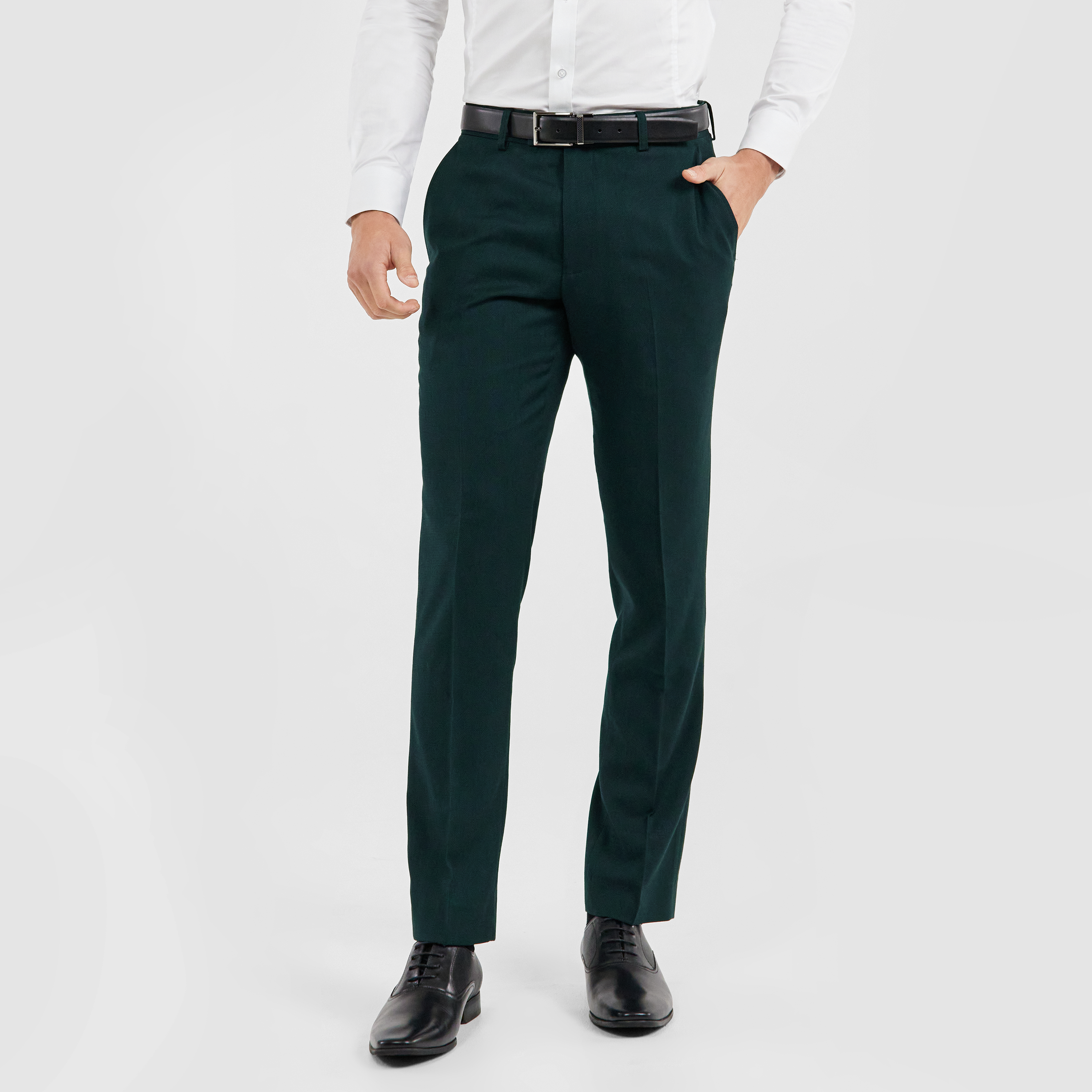 Jeans & Pants | Olive Green Formal Pants | Freeup